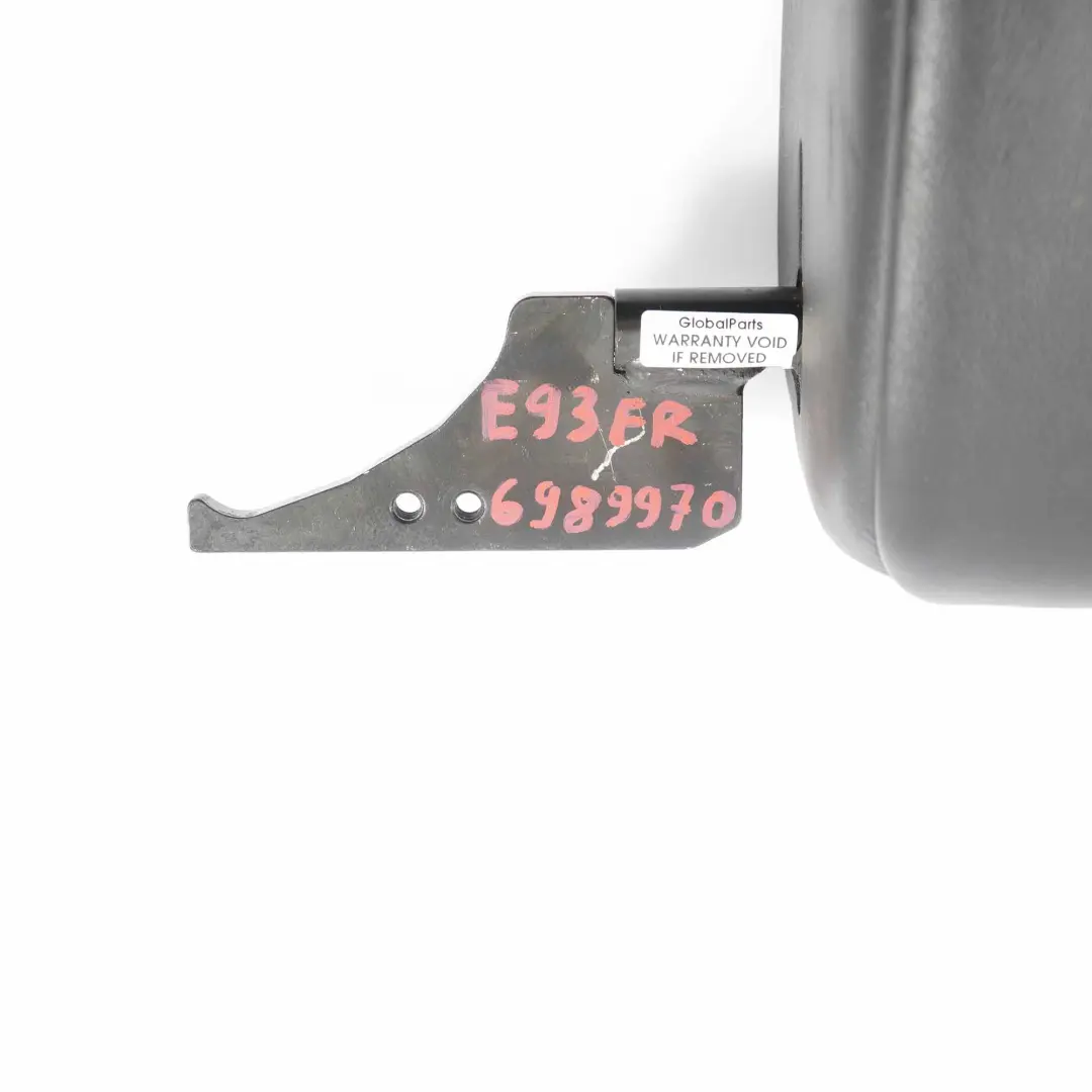 Zagłówek Fotela Przedni Prawy Czarna Skóra do BMW E93 o numerze 6989970 BMW E93 Zagłówek Fotela Przedni Prawy Czarna Skóra - SKU 6989970 - Numer Części 6989970