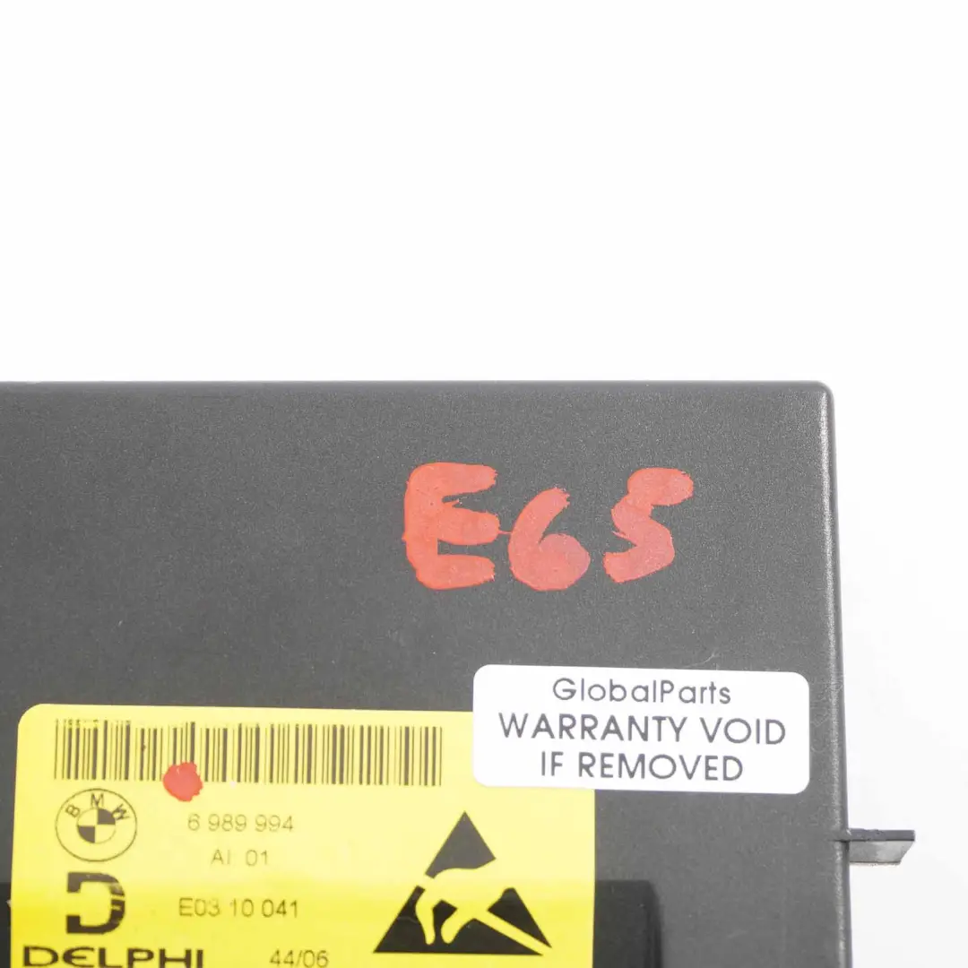 Unidad De Control Modulo Consola Central Delantera para BMW E65 E66 E67 con número de pieza 6989994 BMW E65 E66 E67 Unidad De Control Modulo Consola Central Delantera - SKU 6989994 - Número de pieza 6989994