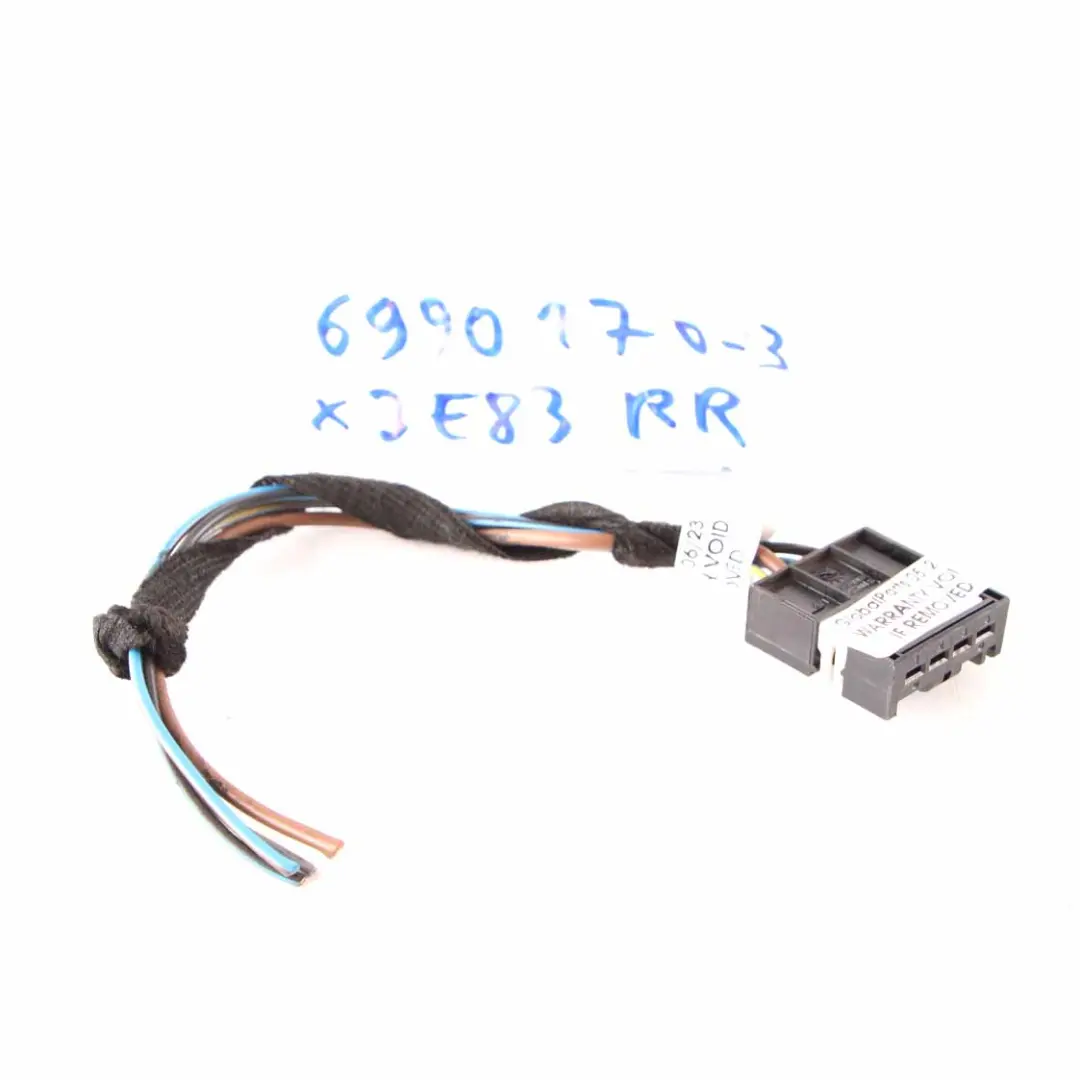 BMW X3 E83 Rear Light Side Panel Lamp Right O/S Plug Socket Wiring 8373312 - SKU 6990170-3 - Part number 6990170