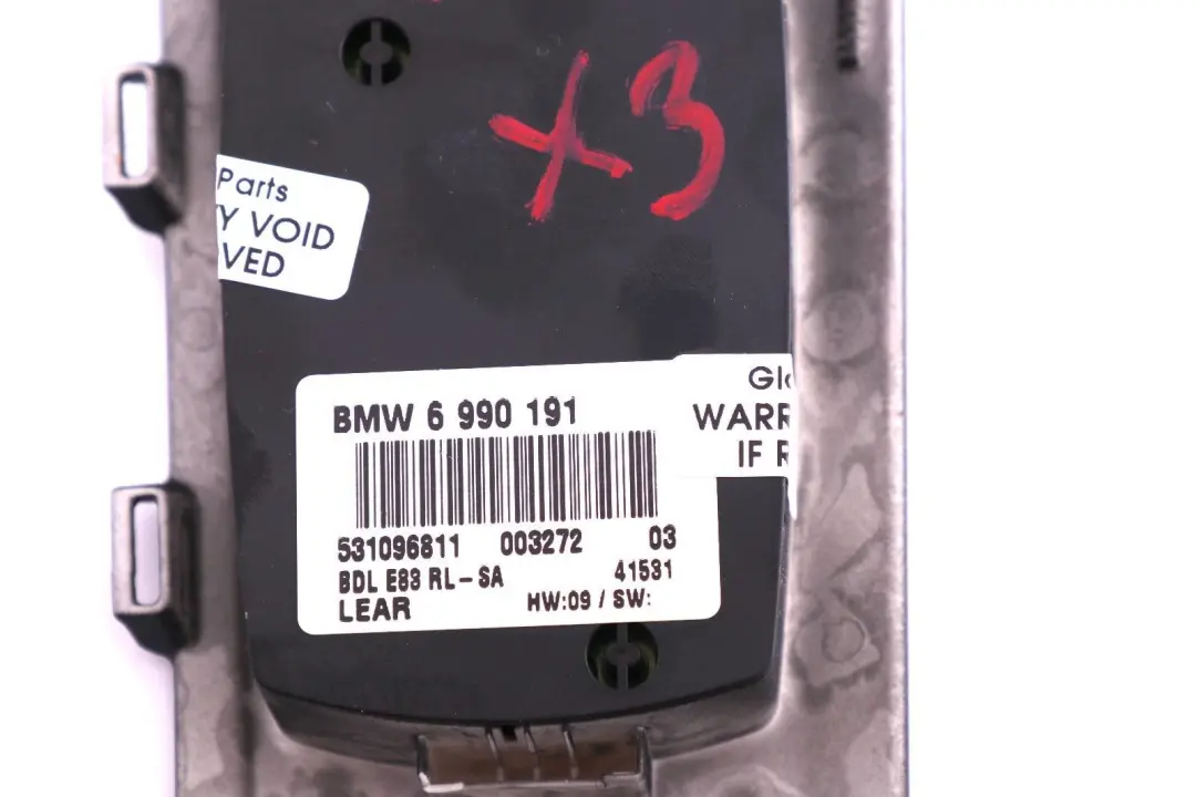 BMW X3 E83 Luz Del Faro Elemento De Control Panel Interruptor - SKU 6990191 - Número de pieza 6990191