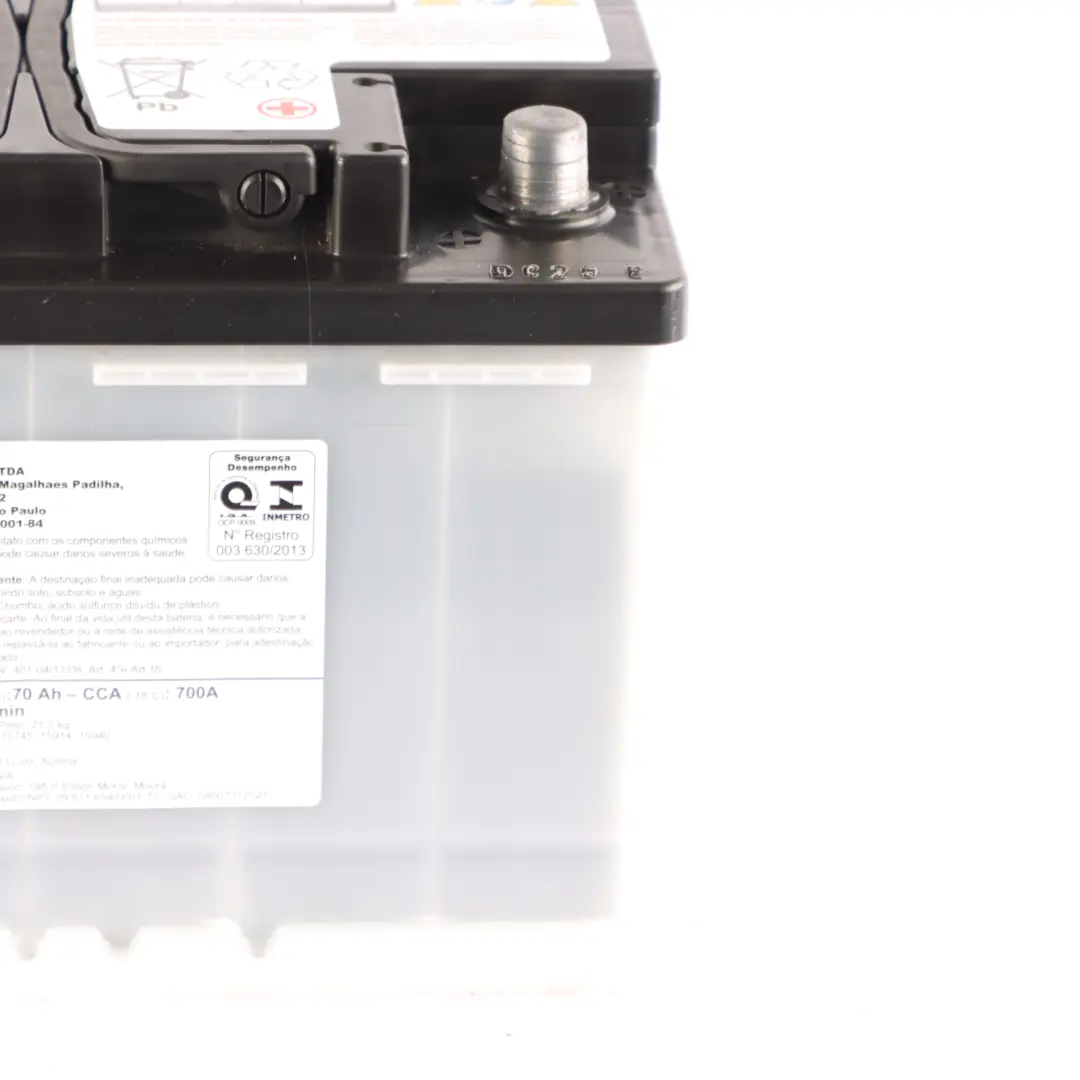 Banner EFB Start Stop Accumulator Battery 70Ah 700A 12V 6992187 to BMW with Part number 6991365 BMW Banner EFB Start Stop Accumulator Battery 70Ah 700A 12V 6992187 - SKU 6991365 - Part number 6991365