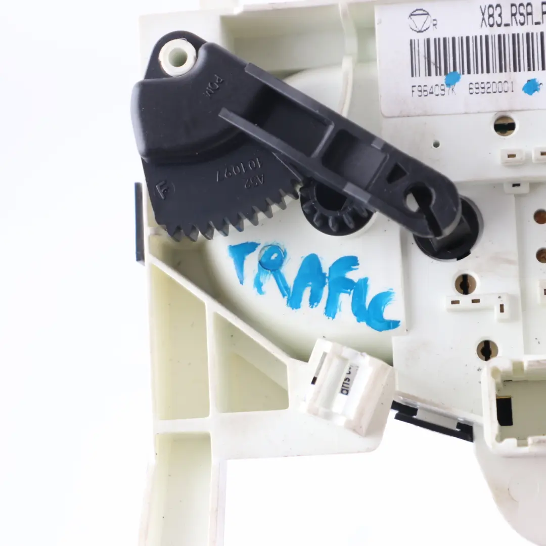 Heater Climate Control Air Con A/C Panel to Renault Trafic II Vivaro A with Part number 69920001 Renault Trafic II Vivaro A Heater Climate Control Air Con A/C Panel - SKU 69920001 - Part number 69920001