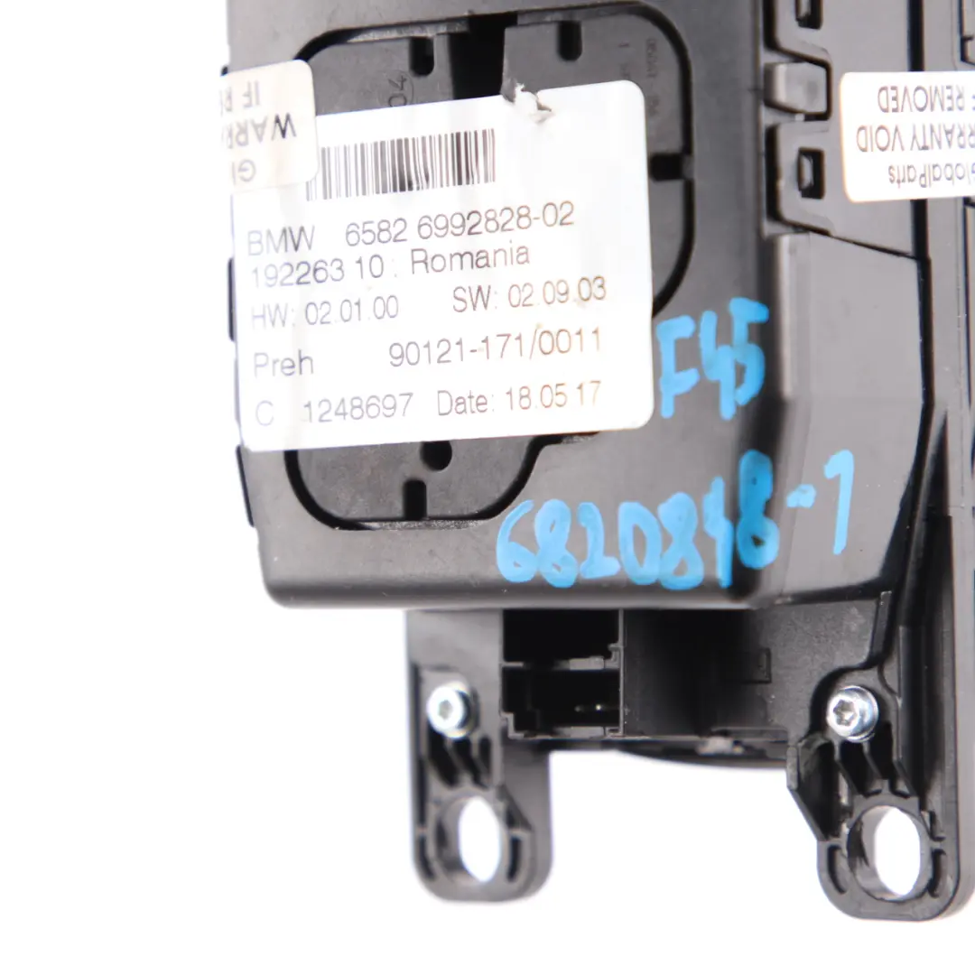 iDrive Controller BMW F45 F46 F48 I01 Switch Control Unit Module to with Part number 6992828 iDrive Controller BMW F45 F46 F48 I01 Switch Control Unit Module - SKU 6992828 - Part number 6992828