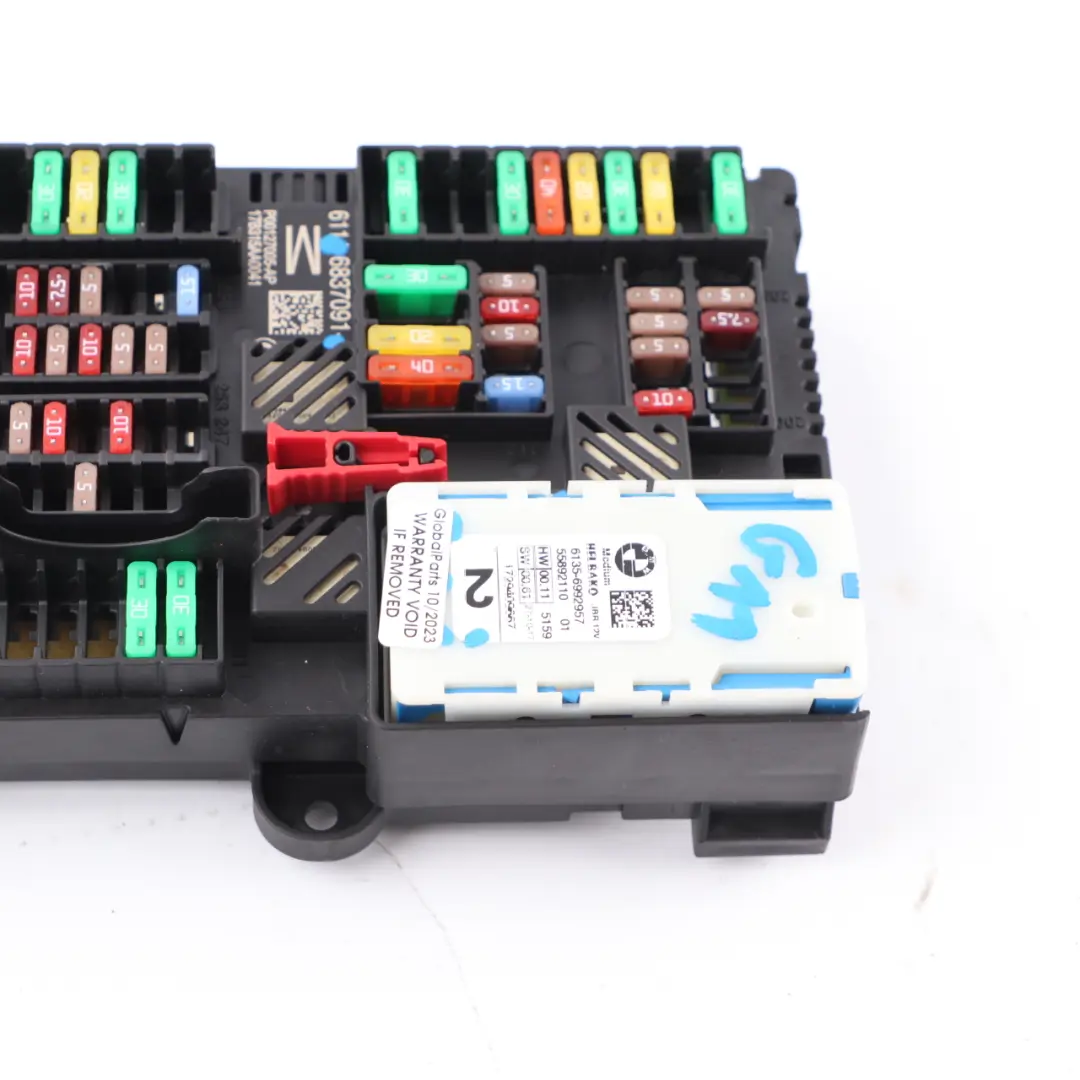 Fuse Box BMW G11 G30 G31 Power Distribution LIN Module Rear to with Part number 6837091 Fuse Box BMW G11 G30 G31 Power Distribution LIN Module Rear - SKU 6837091 - Part number 6837091