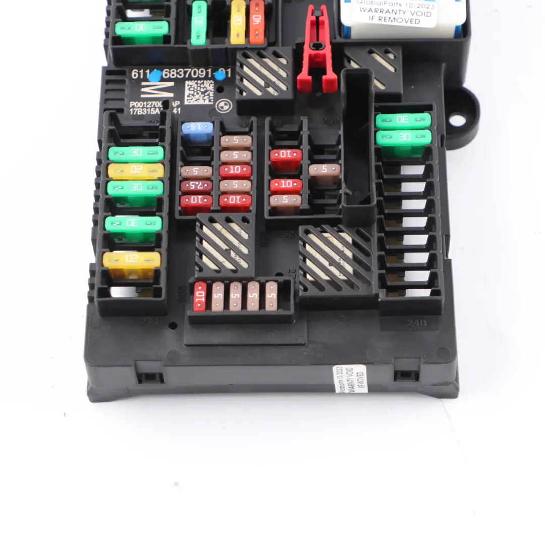 Fuse Box BMW G11 G30 G31 Power Distribution LIN Module Rear to with Part number 6837091 Fuse Box BMW G11 G30 G31 Power Distribution LIN Module Rear - SKU 6837091 - Part number 6837091