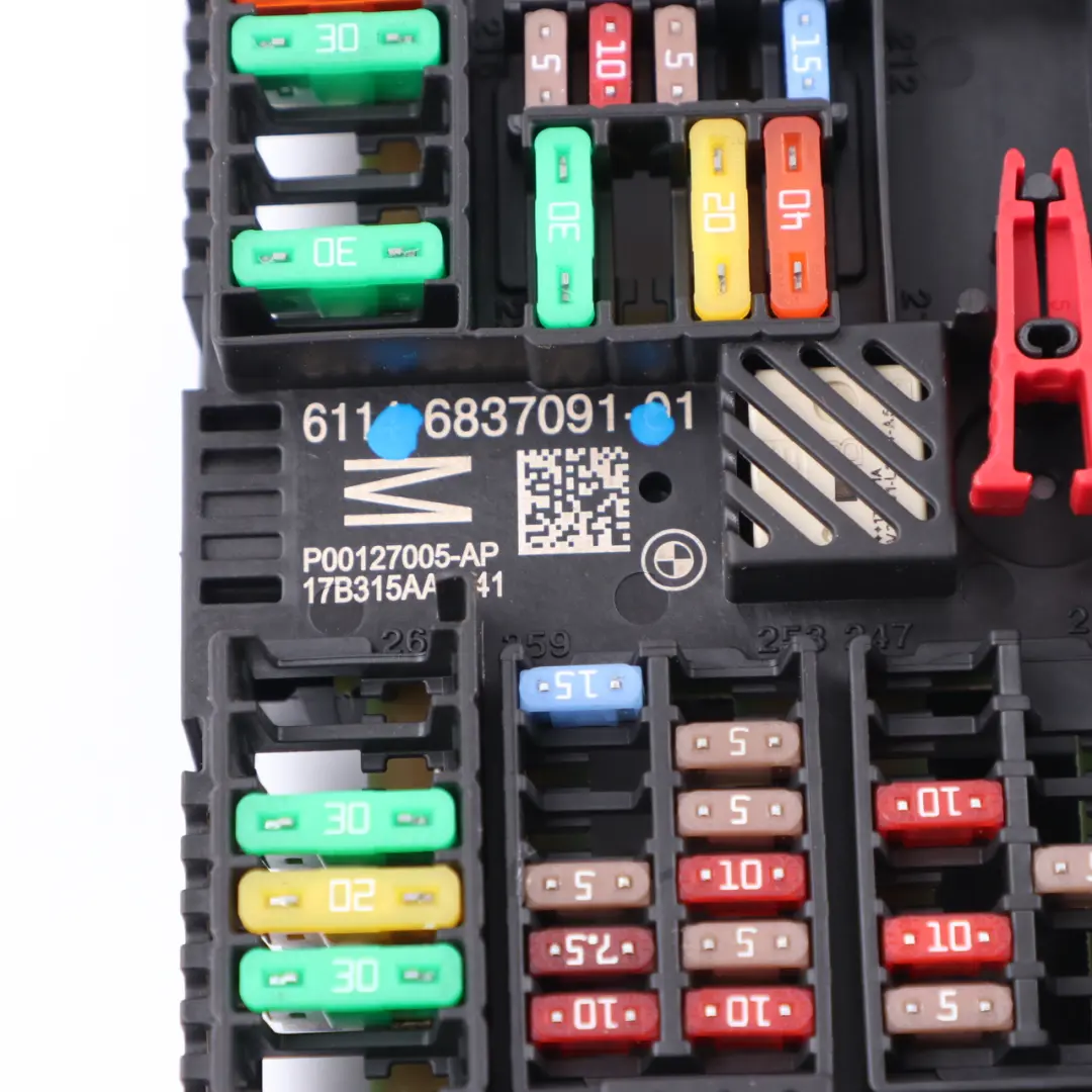 Fuse Box BMW G11 G30 G31 Power Distribution LIN Module Rear to with Part number 6837091 Fuse Box BMW G11 G30 G31 Power Distribution LIN Module Rear - SKU 6837091 - Part number 6837091