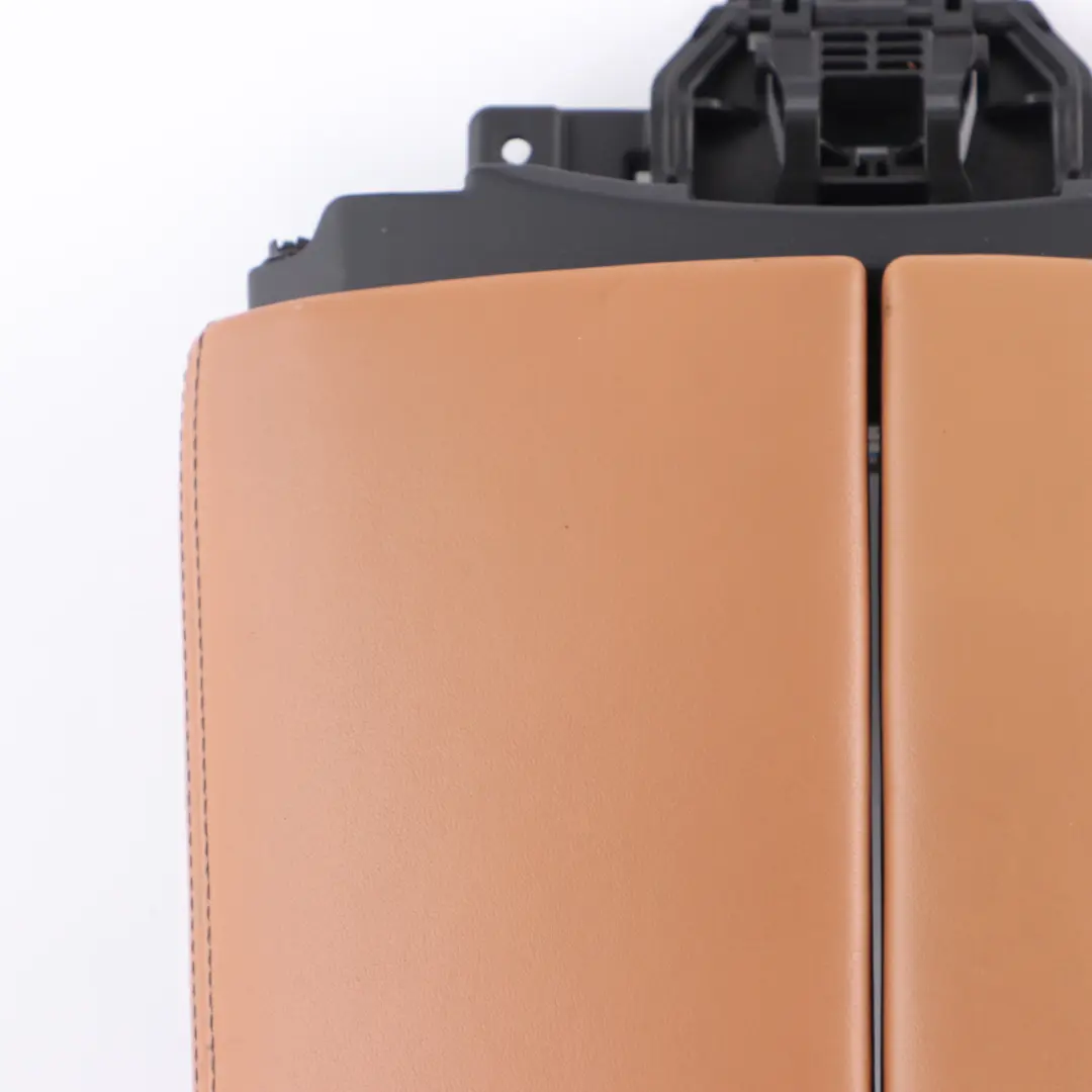 Front Middle Armrest Centre Console Arm Rest Cover Leather Nappa Cognac to BMW G11 with Part number 6993221 BMW G11 Front Middle Armrest Centre Console Arm Rest Cover Leather Nappa Cognac - SKU 6993221 - Part number 6993221