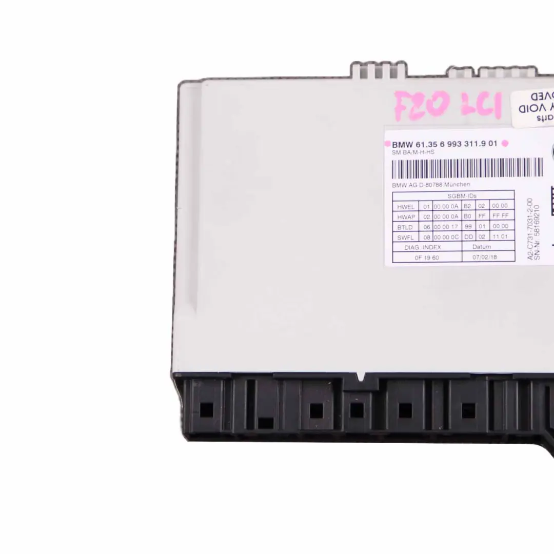 Module De Siège BMW F20 F32 F33 Unité De Commande Avant Gauche Droite pour à propos du numéro de pièce 6993311 Module De Siège BMW F20 F32 F33 Unité De Commande Avant Gauche Droite - SKU 6993311 - Numéro de pièce 6993311