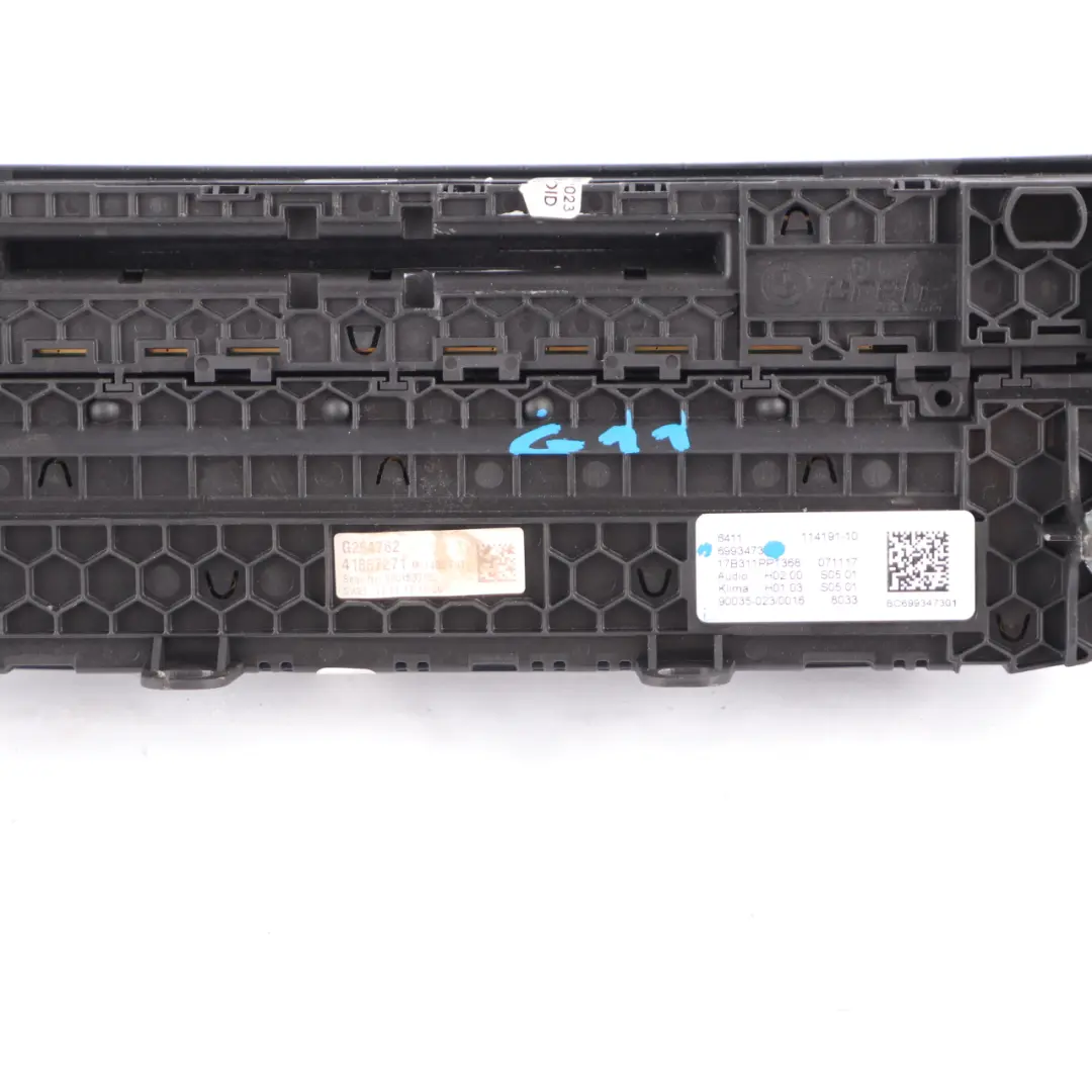 BMW G11 Air Conditioning A/C Switch Panel Climate Control Radio Unit - SKU 6993473 - Part number 6993473