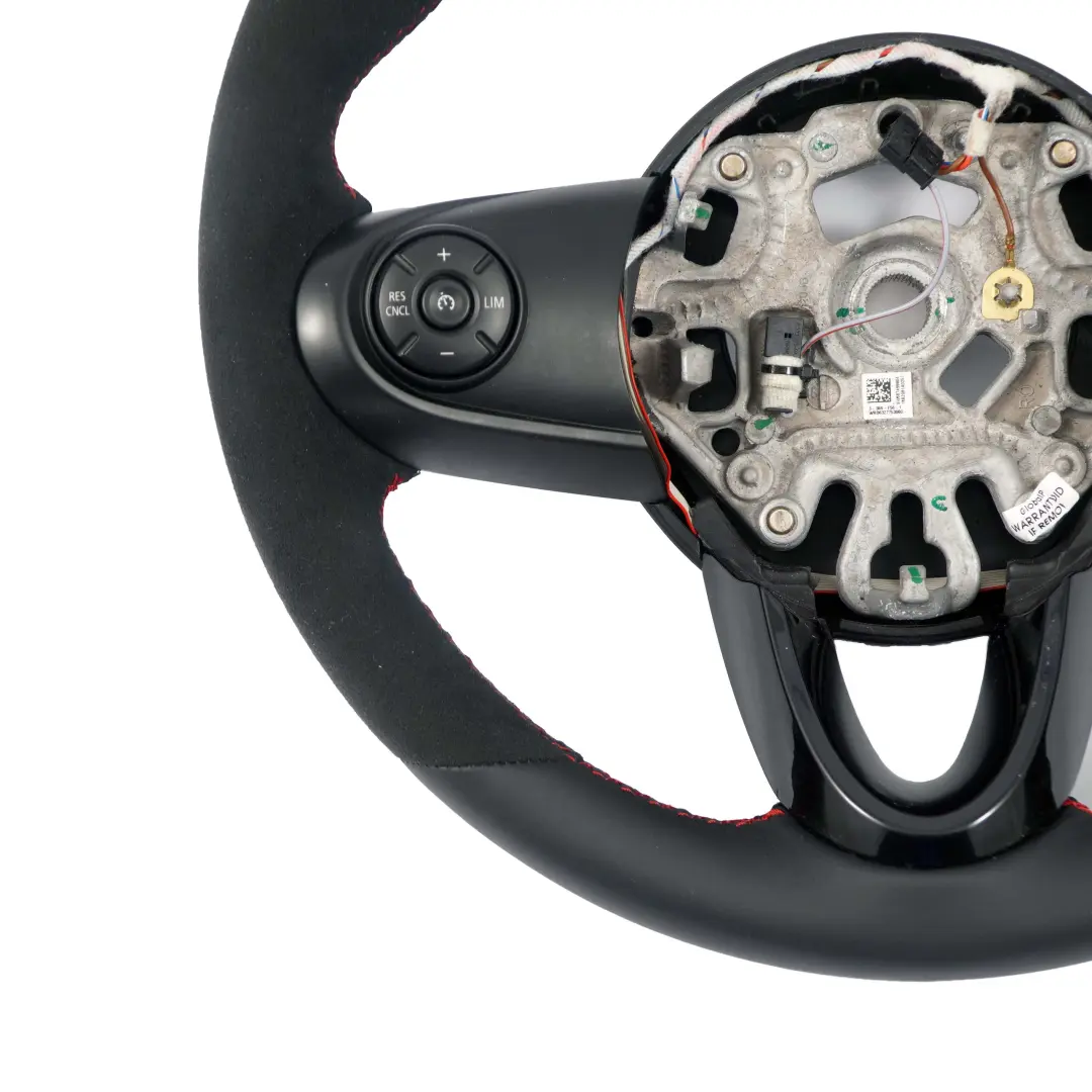 Nuovo Nero/Alcantara Pelle Volante Sportivo 3 Raggi per Mini Cooper F55 F56 F60 con numero di parte 6996047 Mini Cooper F55 F56 F60 Nuovo Nero/Alcantara Pelle Volante Sportivo 3 Raggi - SKU 6996047-1 - Numero di parte 6996047