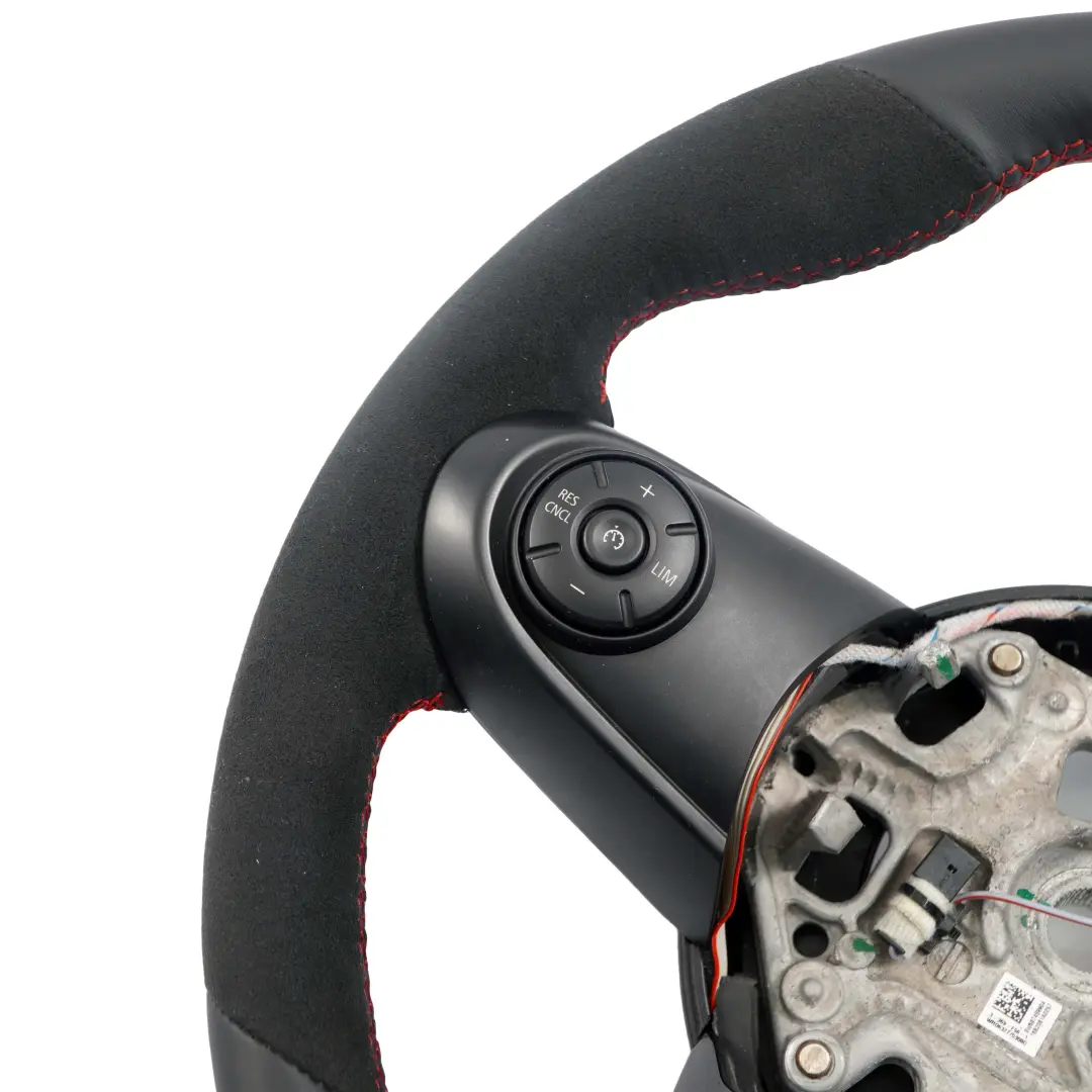 Mini Cooper F54 F55 F56 F60 NEW Black / Alcantara Leather Sport Steering Wheel - SKU 6996047-1 - Part number  6996047