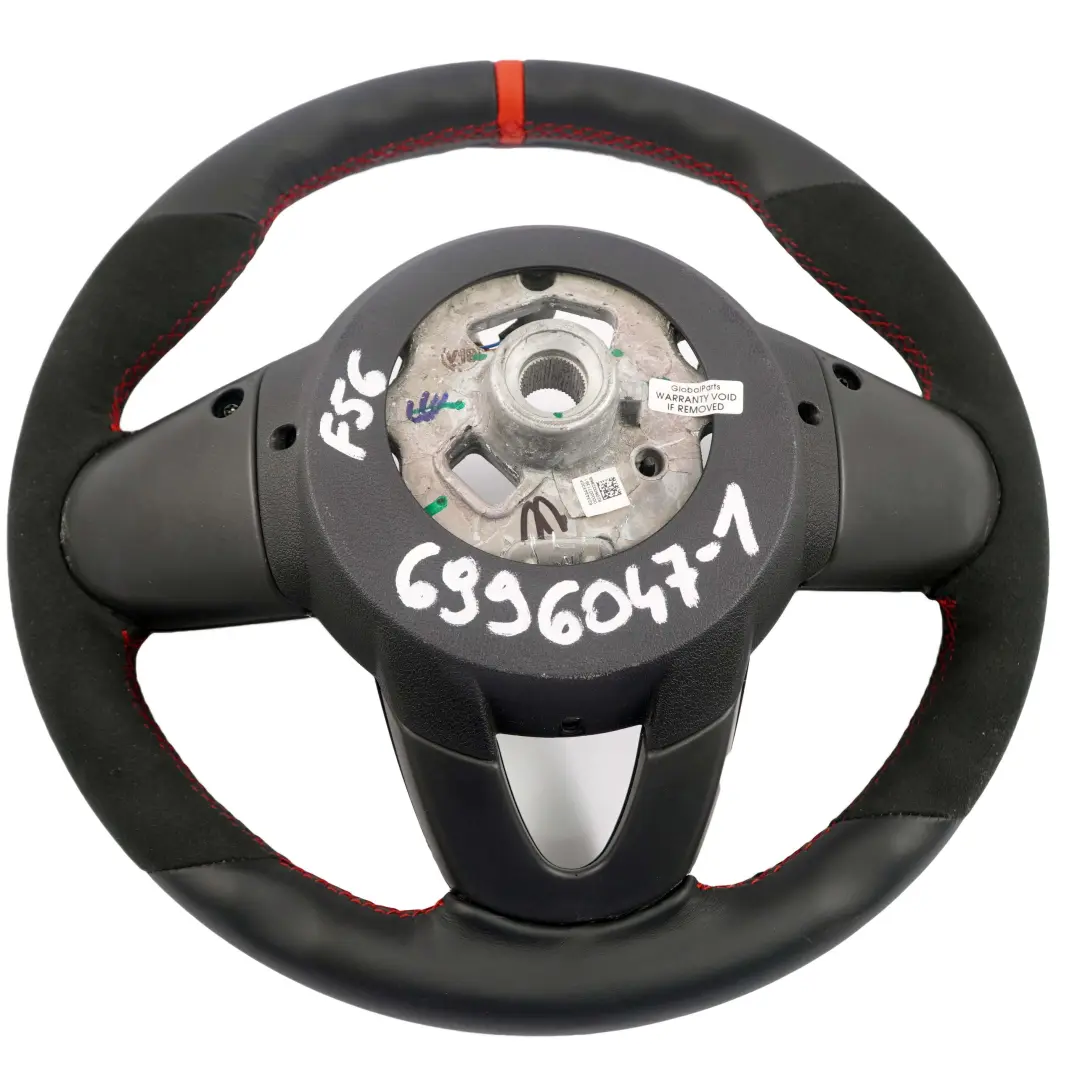 Mini Cooper F54 F55 F56 F60 NEW Black / Alcantara Leather Sport Steering Wheel - SKU 6996047-1 - Part number  6996047
