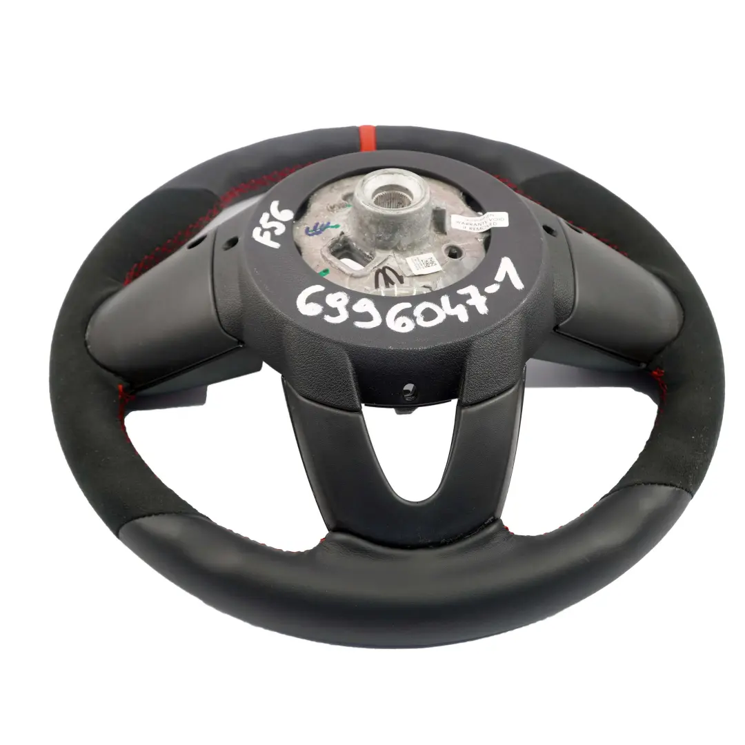 NUEVO Volante deportivo De cuero negro / Alcantara para Mini Cooper F54 F55 F56 F60 con número de pieza 6996047 Mini Cooper F54 F55 F56 F60 NUEVO Volante deportivo De cuero negro / Alcantara - SKU 6996047-1 - Número de pieza 6996047