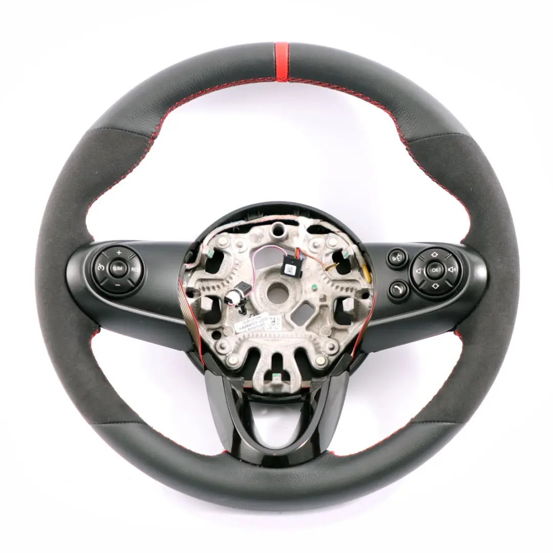 NEU Schwarz / Alcantara Leder Sportlenkrad 3 Speichen für Mini Cooper F55 F56 F60 mit Teilenummer 6996047 Mini Cooper F55 F56 F60 NEU Schwarz / Alcantara Leder Sportlenkrad 3 Speichen - SKU 6996047-2 - Teilenummer 6996047