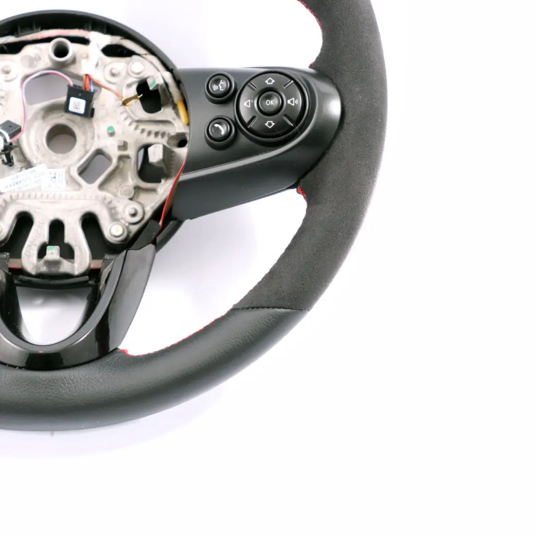 NUEVO Volante deportivo De cuero negro / Alcantara para Mini Cooper F54 F55 F56 F60 con número de pieza 6996047 Mini Cooper F54 F55 F56 F60 NUEVO Volante deportivo De cuero negro / Alcantara - SKU 6996047-2 - Número de pieza 6996047