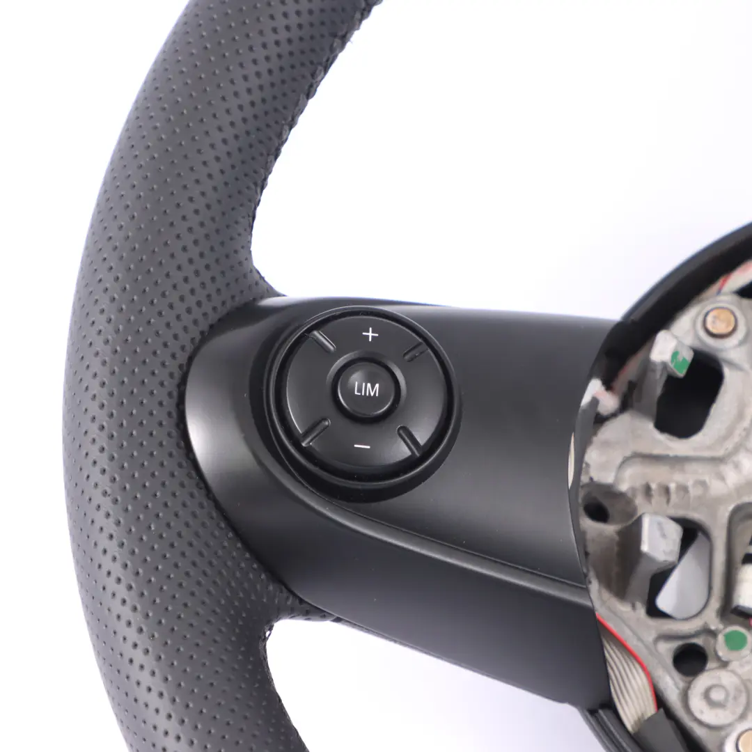 Mini Cooper F56 NEW Black Sport Leather 3 Spoke Steering Wheel Multifunction - SKU 6996047-6 - Part number 6996047