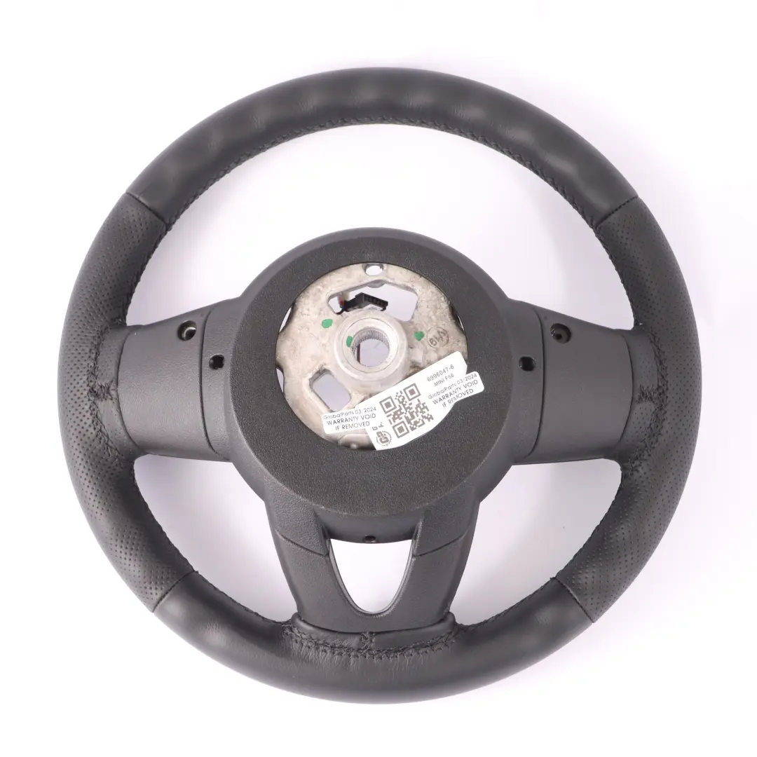 Mini Cooper F56 NEW Black Sport Leather 3 Spoke Steering Wheel Multifunction - SKU 6996047-6 - Part number 6996047