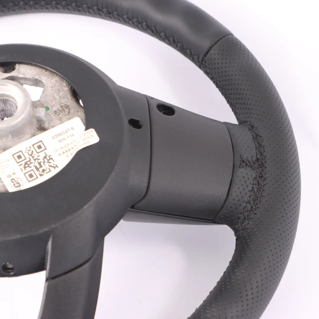 Leather 3 Spoke Steering Wheel Multifunction to Mini Cooper F56 NEW Black Sport with Part number 6996047 Mini Cooper F56 NEW Black Sport Leather 3 Spoke Steering Wheel Multifunction - SKU 6996047-6 - Part number 6996047