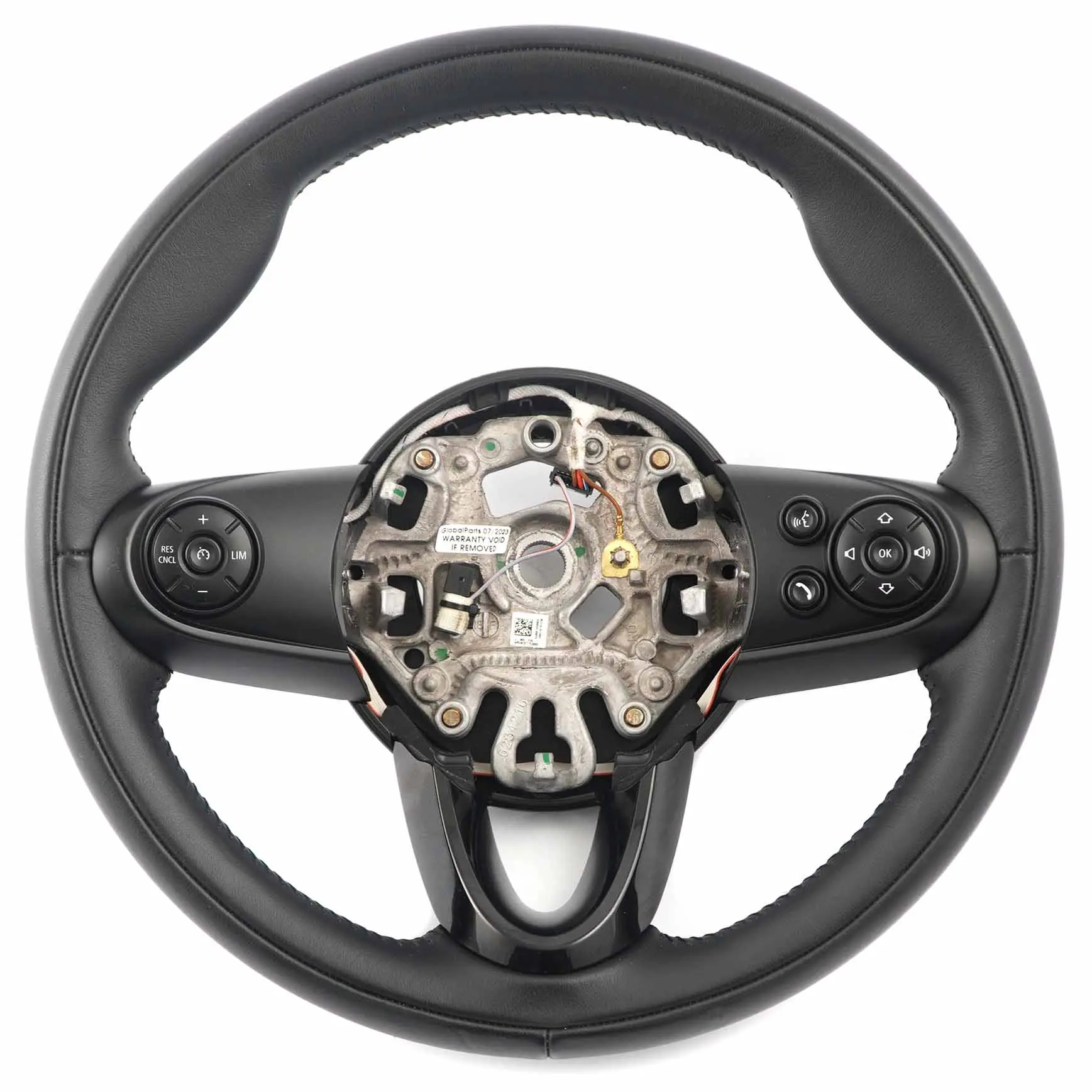 Mini Cooper F54 F55 F56 F60 Volant sport en cuir à 3 branches multifonctions