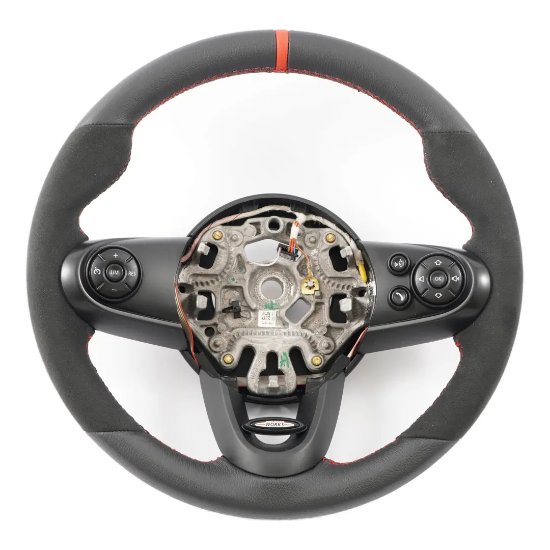 NOUVEAU Volant Sport en Cuir Noir Alcantara pour Mini Cooper S JCW F55 F56 F60 à propos du numéro de pièce 6996048 Mini Cooper S JCW F55 F56 F60 NOUVEAU Volant Sport en Cuir Noir Alcantara - SKU 6996048-1 - Numéro de pièce 6996048