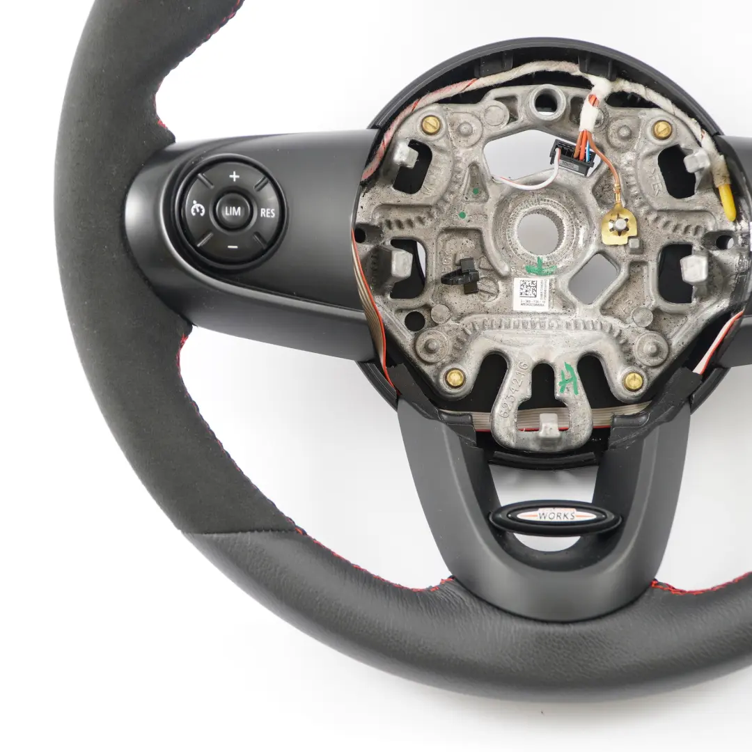 Kierownica Sport NOWA Czarna Skóra Alkantara do Mini Cooper S JCW F55 F56 F60 o numerze 6996048 Mini Cooper S JCW F55 F56 F60 Kierownica Sport NOWA Czarna Skóra Alkantara - SKU 6996048-1 - Numer Części 6996048