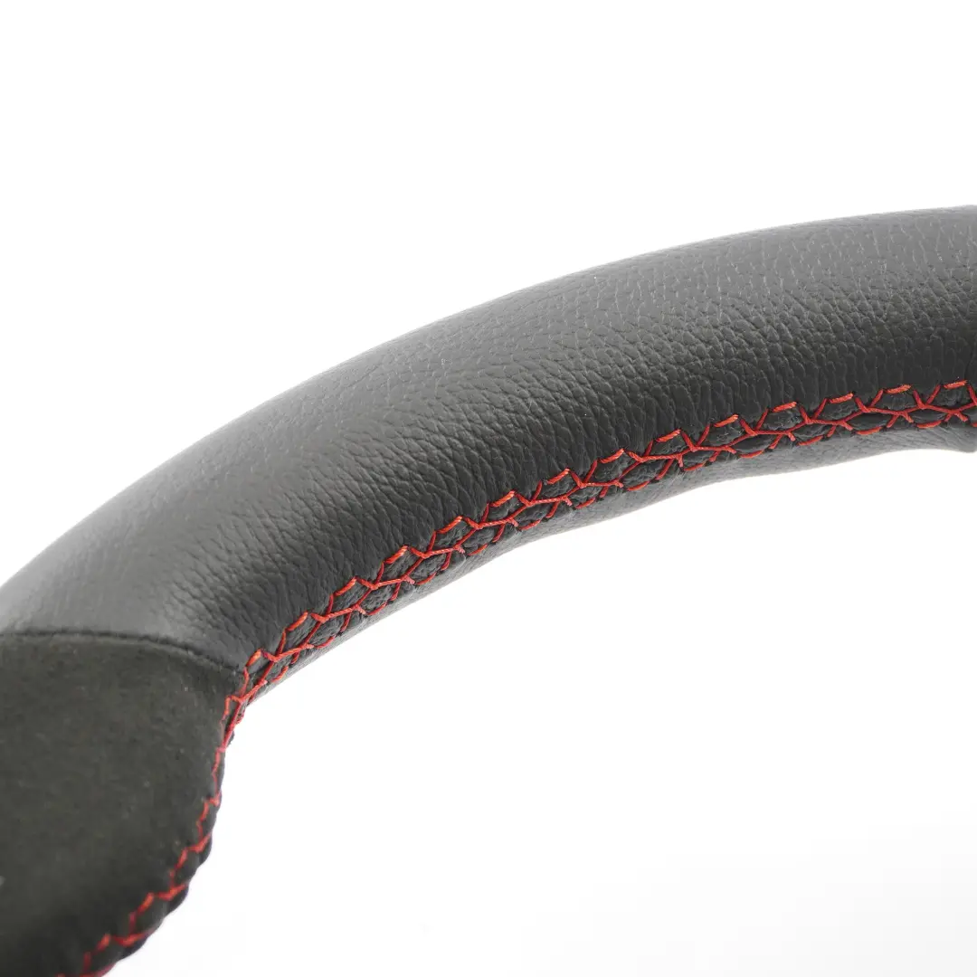 NUEVO Volante deportivo de cuero negro Alcantara para Mini Cooper S JCW F55 F56 F60 con número de pieza 6996048 Mini Cooper S JCW F55 F56 F60 NUEVO Volante deportivo de cuero negro Alcantara - SKU 6996048-1 - Número de pieza 6996048