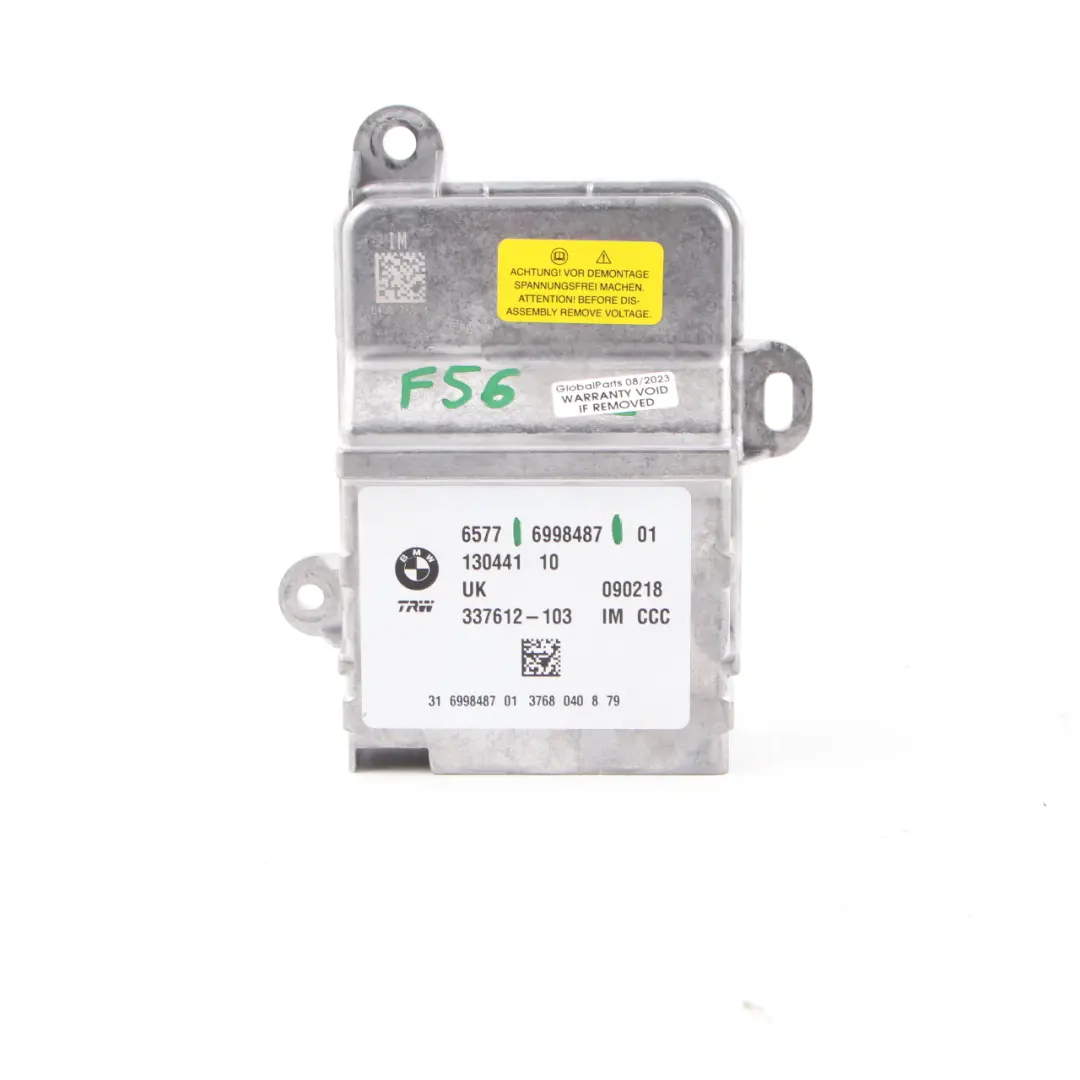  Airbag Module Mini F55 F56 F60 BMW X1 F48 F45 ECU Control Unit Air Bag - SKU 6998487 - Part number 6998487