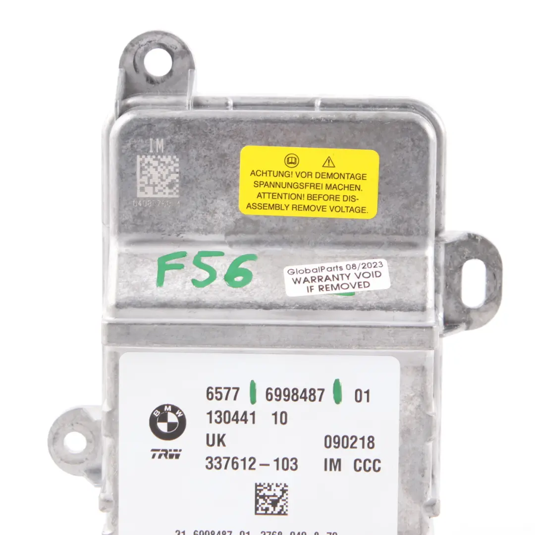  Airbag Module Mini F55 F56 F60 BMW X1 F48 F45 ECU Control Unit Air Bag - SKU 6998487 - Part number 6998487
