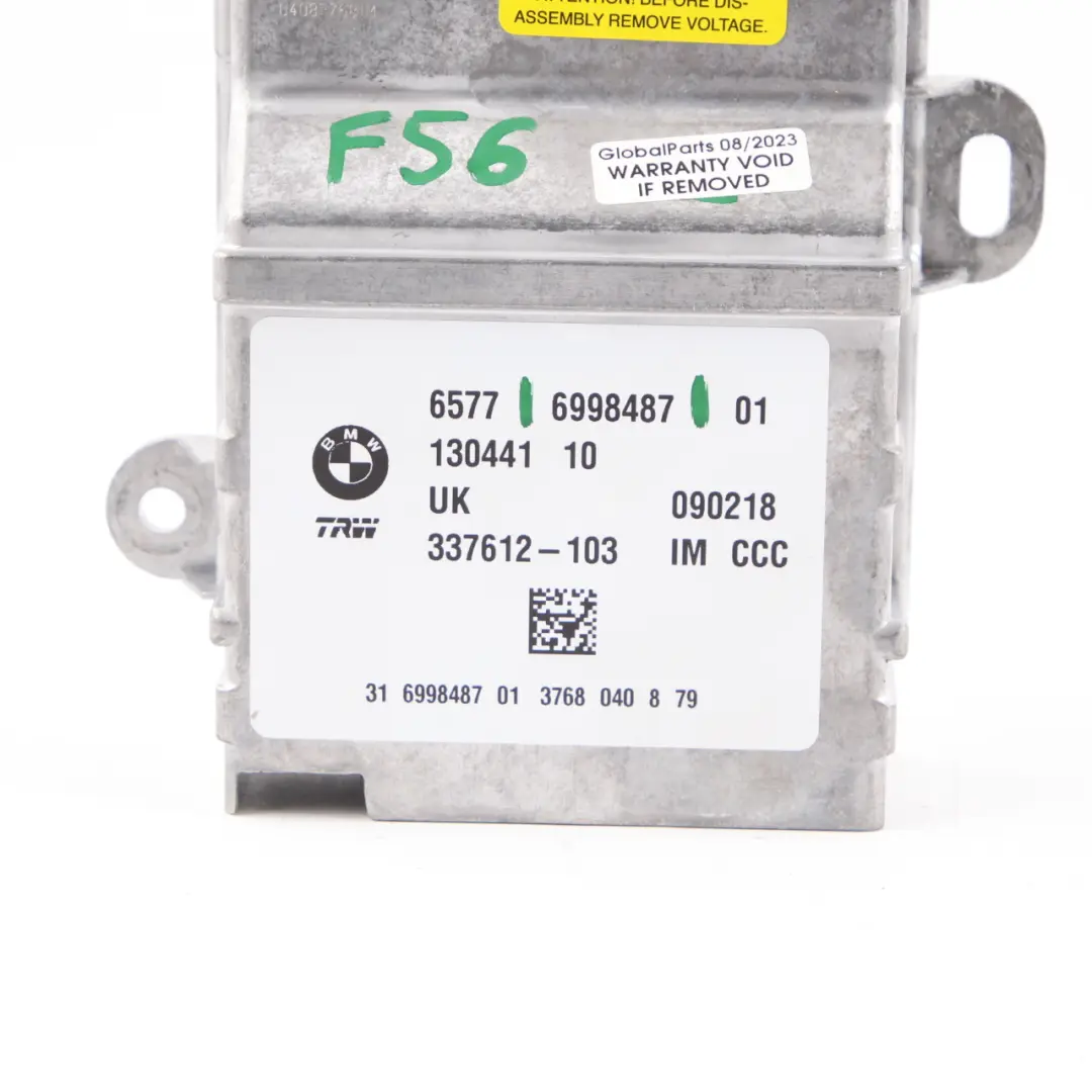 Modulo Airbag Mini F55 F56 F60 BMW X1 F48 F45 ECU Unità controllo per con numero di parte 6998487 Modulo Airbag Mini F55 F56 F60 BMW X1 F48 F45 ECU Unità controllo - SKU 6998487 - Numero di parte 6998487