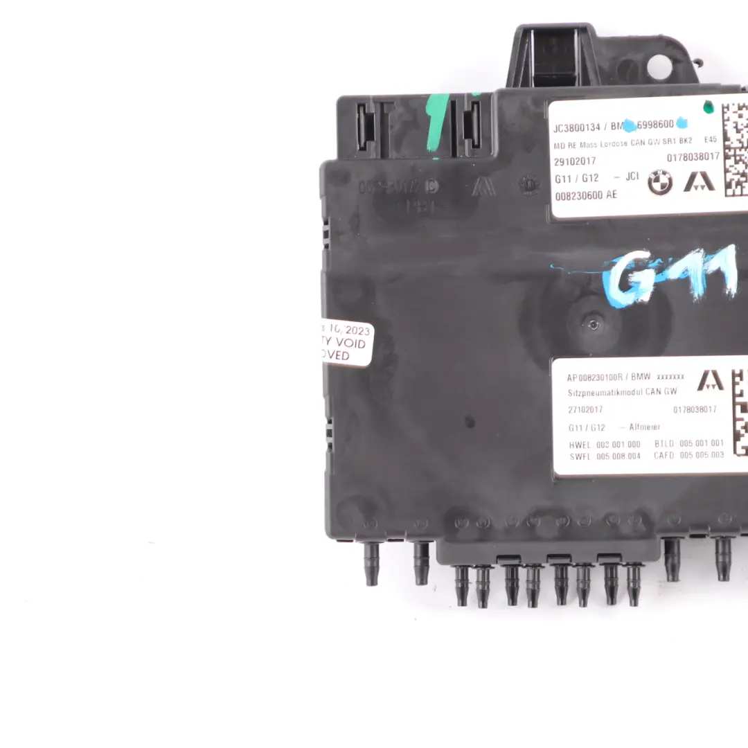 Module BMW G11 G30 G31 CAN Massage Seat Mat Unit Front Right O/S to Seat with Part number 6998600 Seat Module BMW G11 G30 G31 CAN Massage Seat Mat Unit Front Right O/S - SKU 6998600 - Part number 6998600