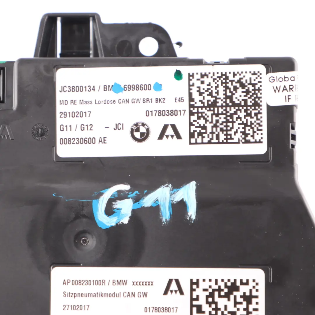 Seat Module BMW G11 G30 G31 CAN Massage Seat Mat Unit Front Right O/S - SKU 6998600 - Part number 6998600