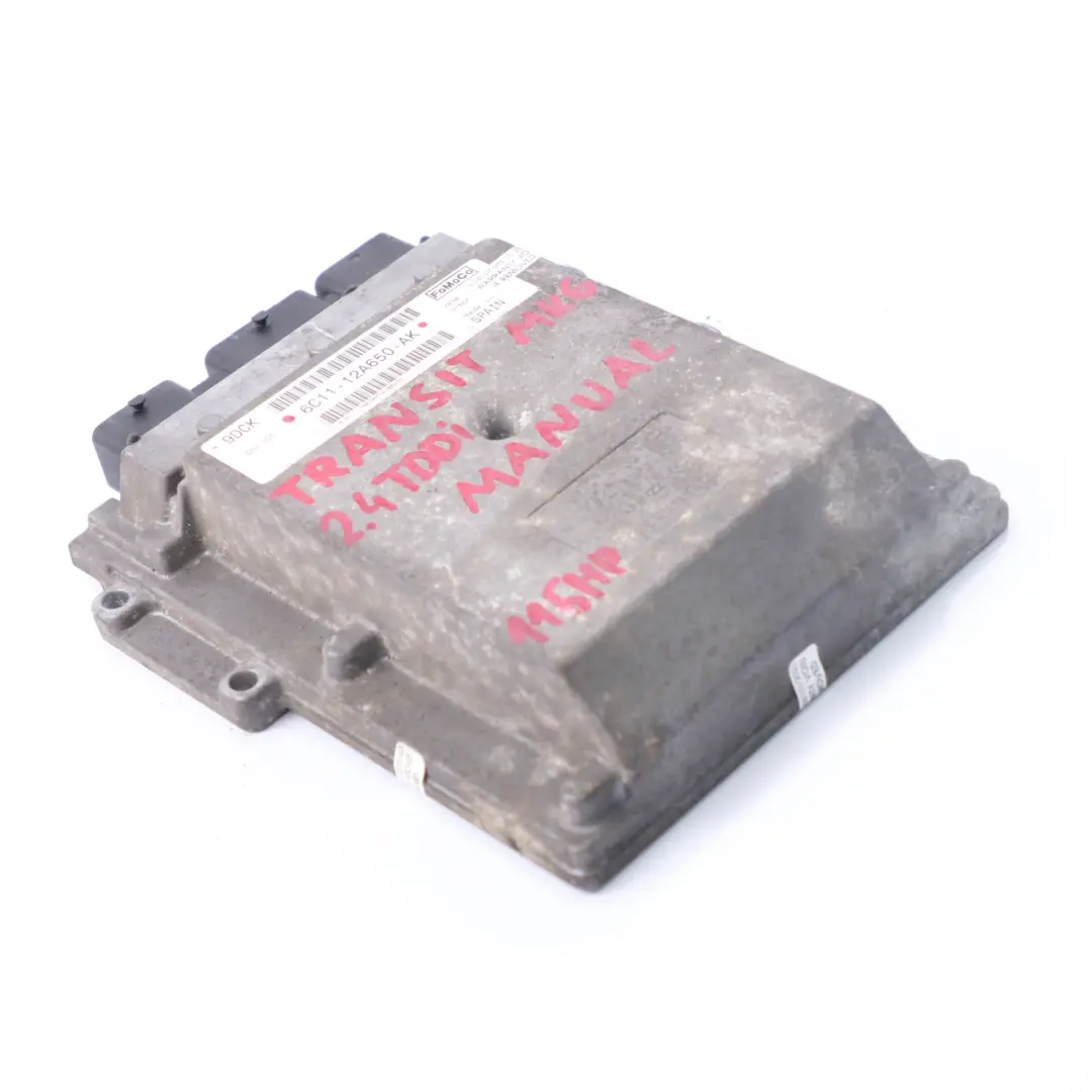 MK6 2.4 TDDi Diesel Unità controllo motore ECU Manuale 6C1112A650AK per Ford Transit con numero di parte 6C11-12A650-AK Ford Transit MK6 2.4 TDDi Diesel Unità controllo motore ECU Manuale 6C1112A650AK - SKU 6C11-12A650-AK - Numero di parte 6C11-12A650-AK