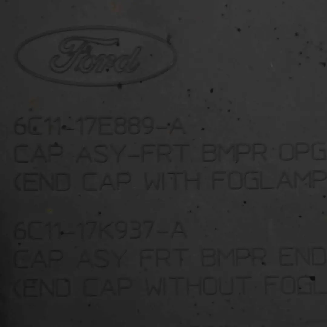 Ford Transit Bordure d'angle gauche du pare-chocs avant apprêtée - SKU 6C11-17E889-A-1 - Numéro de pièce 6C11-17E889-A