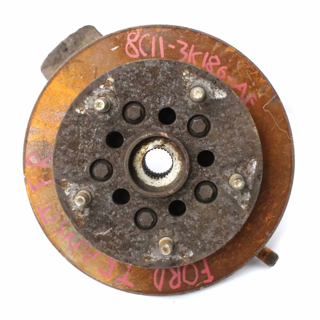 Rueda Delantera Derecho Cubo de Rueda Montaje Disco de Freno para Ford Transit Mk7 con número de pieza 6C11-3K185-AE Ford Transit Mk7 Rueda Delantera Derecho Cubo de Rueda Montaje Disco de Freno - SKU 6C11-3K185-AE - Número de pieza 6C11-3K185-AE