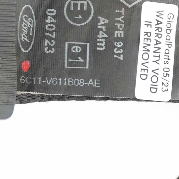  Cinturón de seguridad Ford Transit Delantero Izquierdo - SKU 6C11-V611B08-AE - Número de pieza 6C11-V611B08-AE