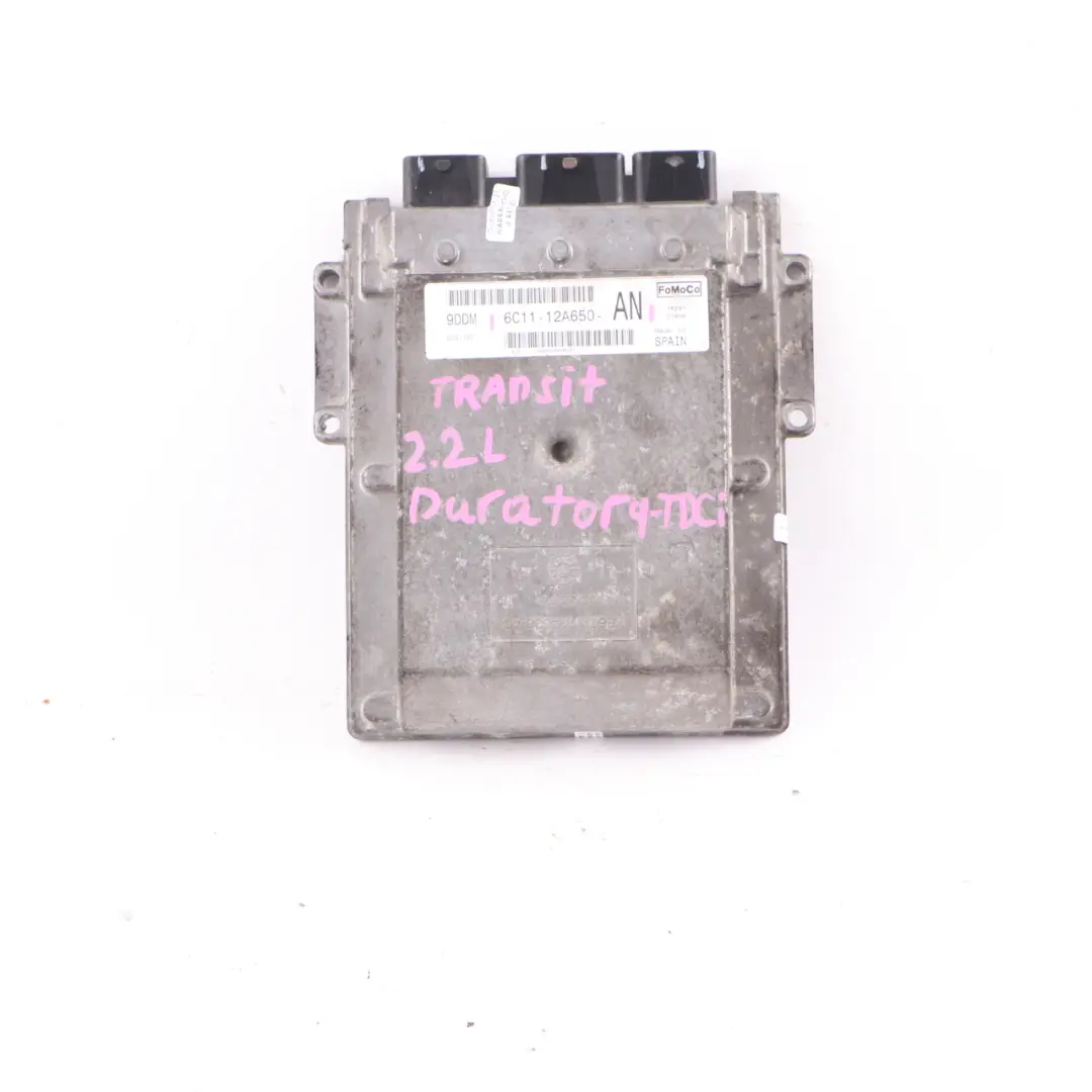 Ford Transit MK7 2.2 TDCI Diesel Unità controllo motore ECU Manuale - SKU 6C1112A650AN - Numero di parte 6C1112A650AN
