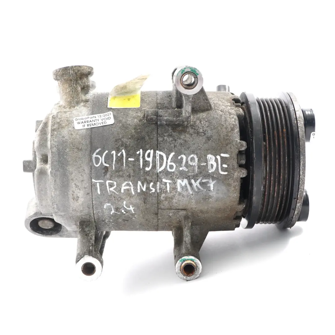 Ford Transit MK7 2.4 TDCI Compressore Aria Condizionata Pompa A/C - SKU 6C1119D629BE - Numero di parte 6C1119D629BE