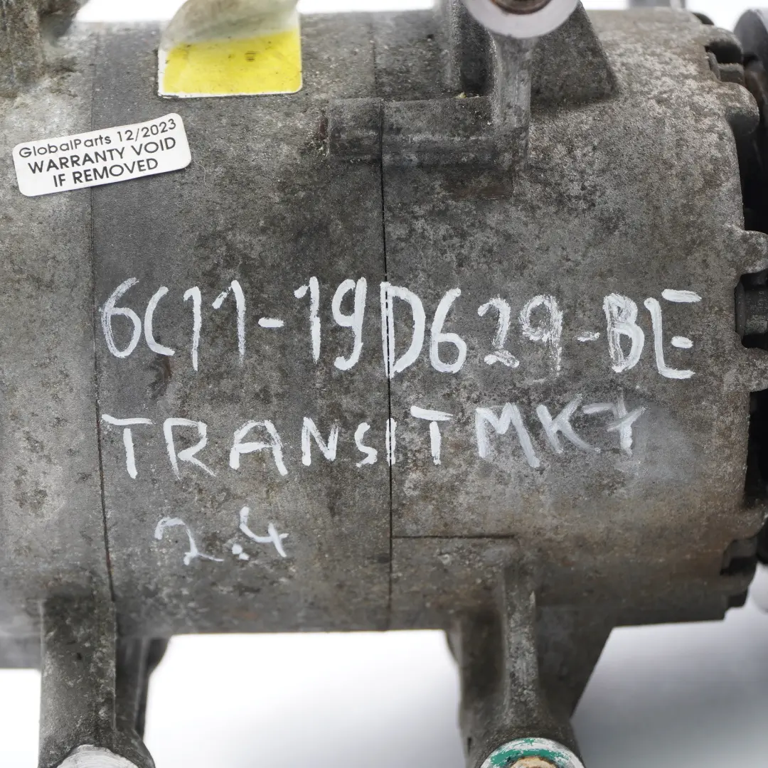 Ford Transit MK7 2.4 TDCI Compressore Aria Condizionata Pompa A/C - SKU 6C1119D629BE - Numero di parte 6C1119D629BE
