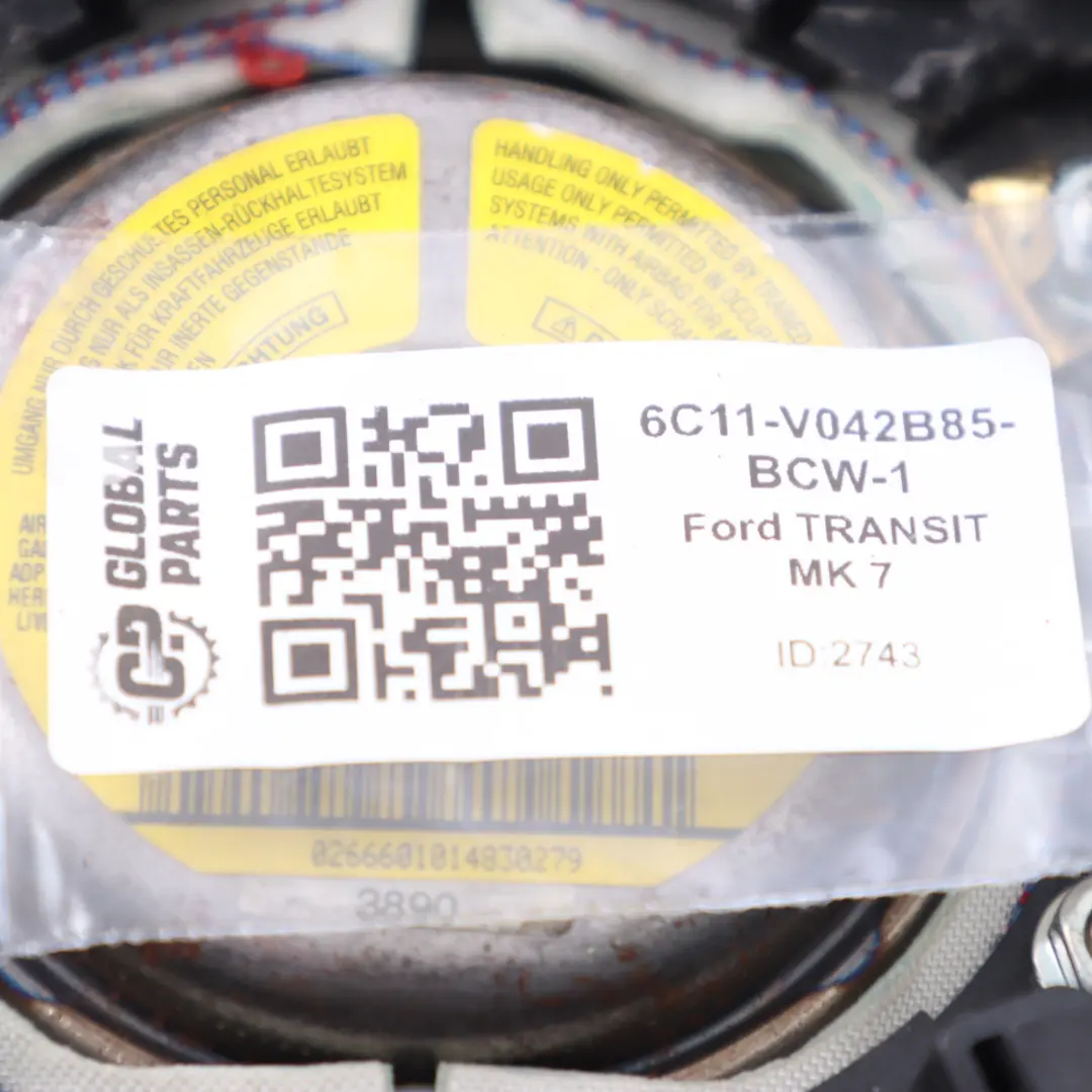 Bag Lado Conductor Módulo para Ford Transit MK7 Volante Air con número de pieza 6C11V042B85BCW Ford Transit MK7 Volante Air Bag Lado Conductor Módulo - SKU 6C11V042B85BCW - Número de pieza 6C11V042B85BCW