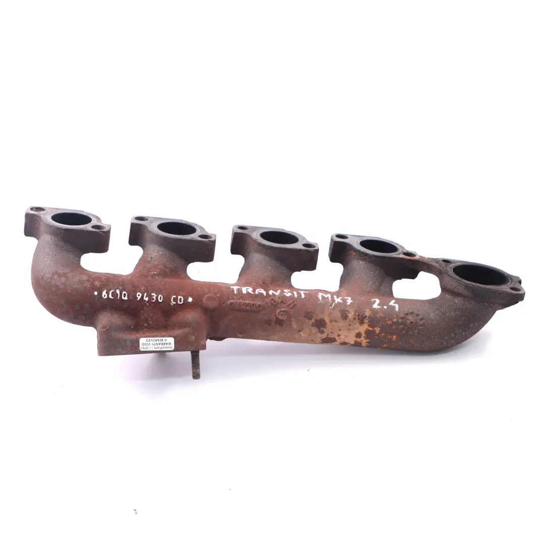 Exhaust Manifold to Ford Transit Mk7 2.4 TDCi Diesel Engine with Part number 6C1Q-9430-CD Ford Transit Mk7 2.4 TDCi Diesel Engine Exhaust Manifold - SKU 6C1Q-9430-CD - Part number 6C1Q-9430-CD