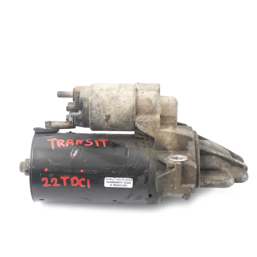 MK6 2.2 TDCi Motore diesel Motorino di avviamento per Ford Transit con numero di parte 6C1T-11000-AE Ford Transit MK6 2.2 TDCi Motore diesel Motorino di avviamento - SKU 6C1T-11000-AE - Numero di parte 6C1T-11000-AE