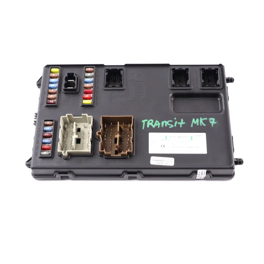 Fuse Box Body Control Module ECU BCM Unit to Ford Transit MK7 with Part number 6C1T14A073CJ Ford Transit MK7 Fuse Box Body Control Module ECU BCM Unit - SKU 6C1T14A073CJ - Part number 6C1T14A073CJ