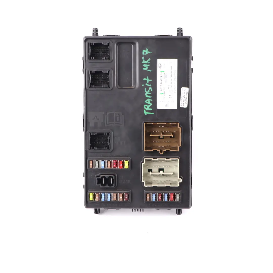 Fuse Box Body Control Module ECU BCM Unit to Ford Transit MK7 with Part number 6C1T14A073CJ Ford Transit MK7 Fuse Box Body Control Module ECU BCM Unit - SKU 6C1T14A073CJ - Part number 6C1T14A073CJ