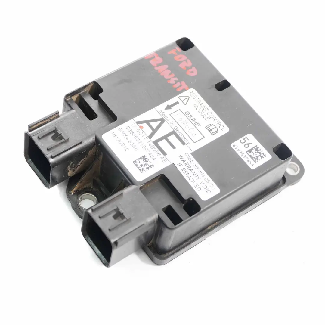 Ford Transit Módulo Airbag Unidad de Control del Airbag ECU - SKU 6C1T14B056 - Número de pieza 6C1T14B056