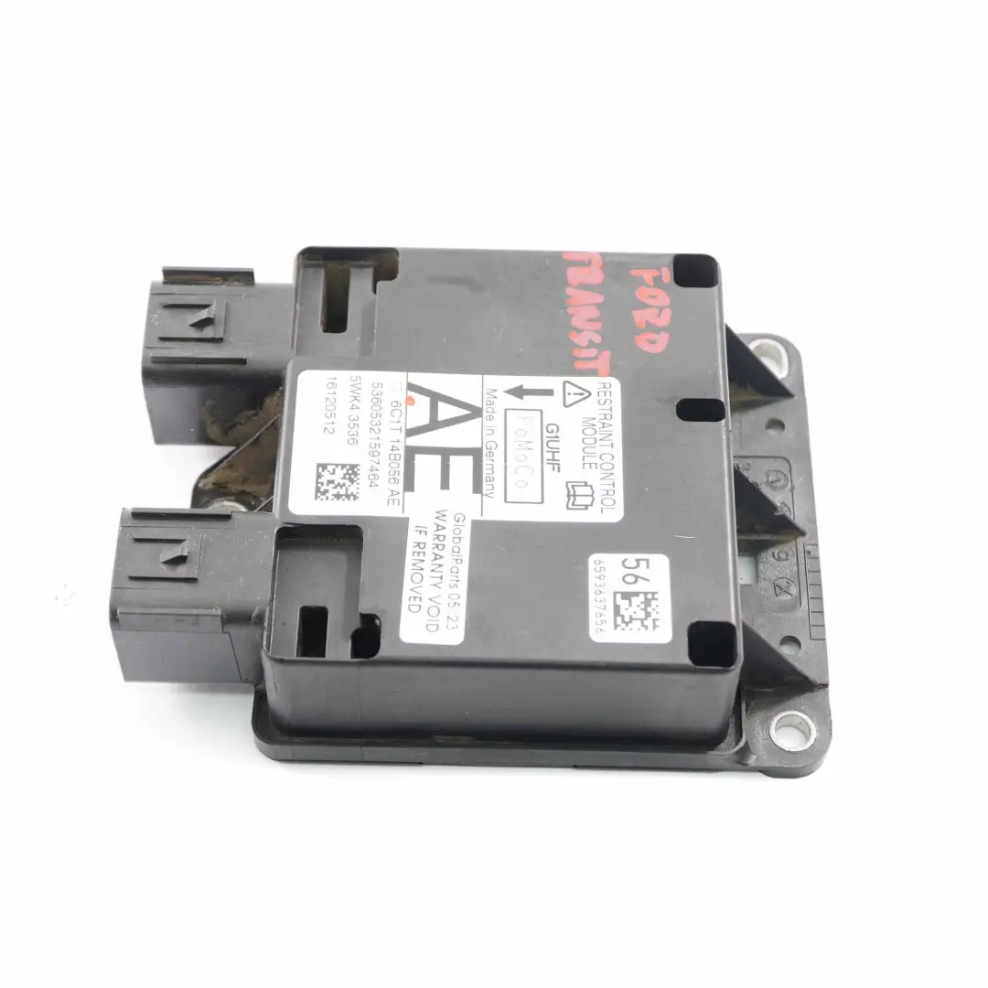 Airbag-Modul Airbag-Steuergerät ECU für Ford Transit mit Teilenummer 6C1T14B056 Ford Transit Airbag-Modul Airbag-Steuergerät ECU - SKU 6C1T14B056 - Teilenummer 6C1T14B056