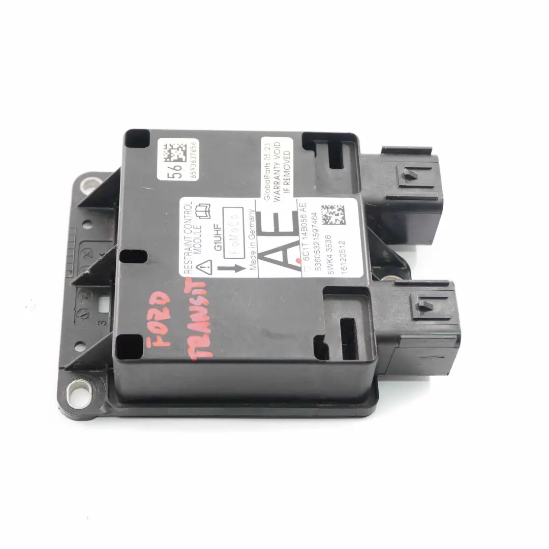 Ford Transit Airbag Module Air Bag Control Unit ECU - SKU 6C1T14B056 - Part number 6C1T14B056