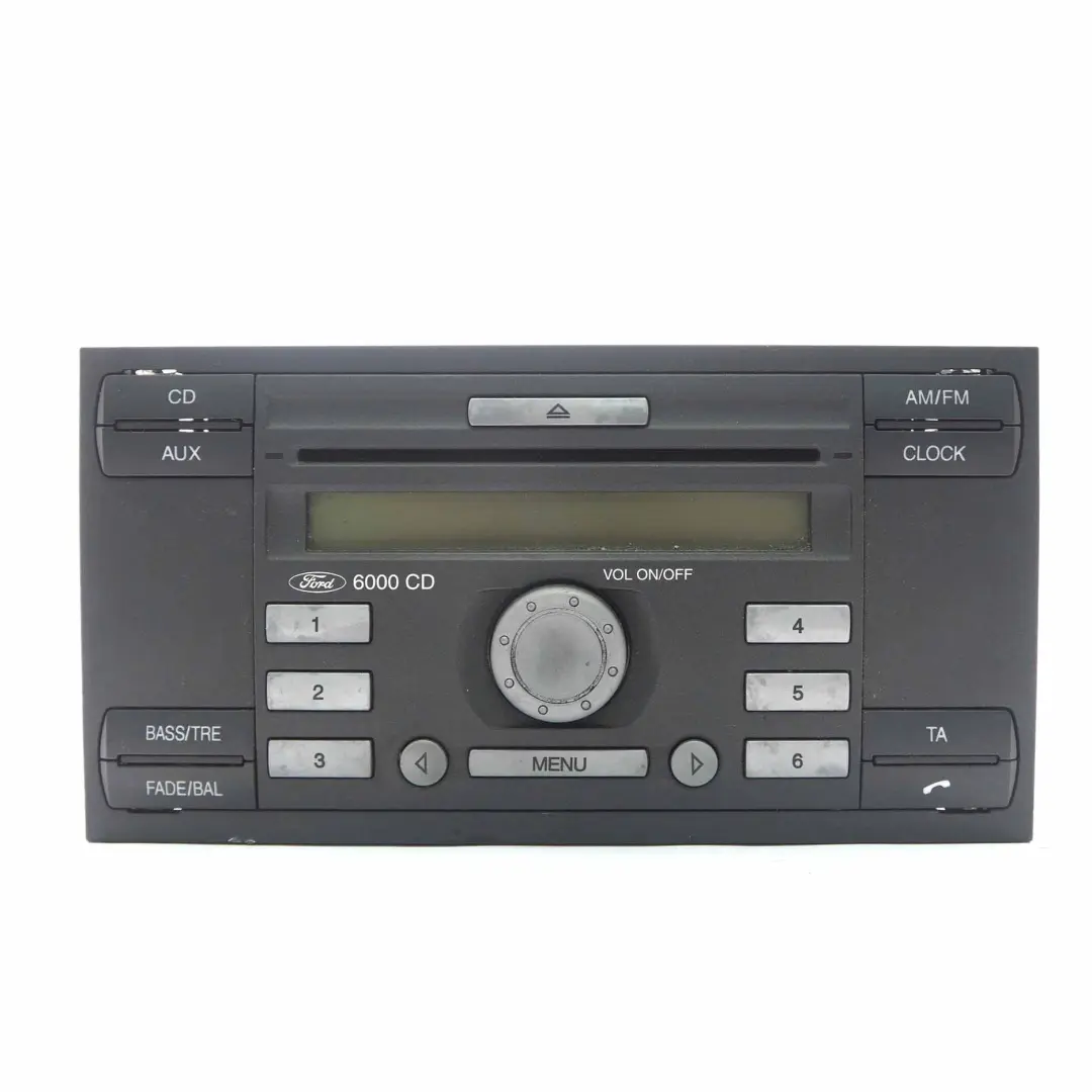 Ford Transit MK7 Radio 6000 CD Reproductor Unidad principal estéreo - SKU 6C1T18C815AJ - Número de pieza 6C1T18C815AJ