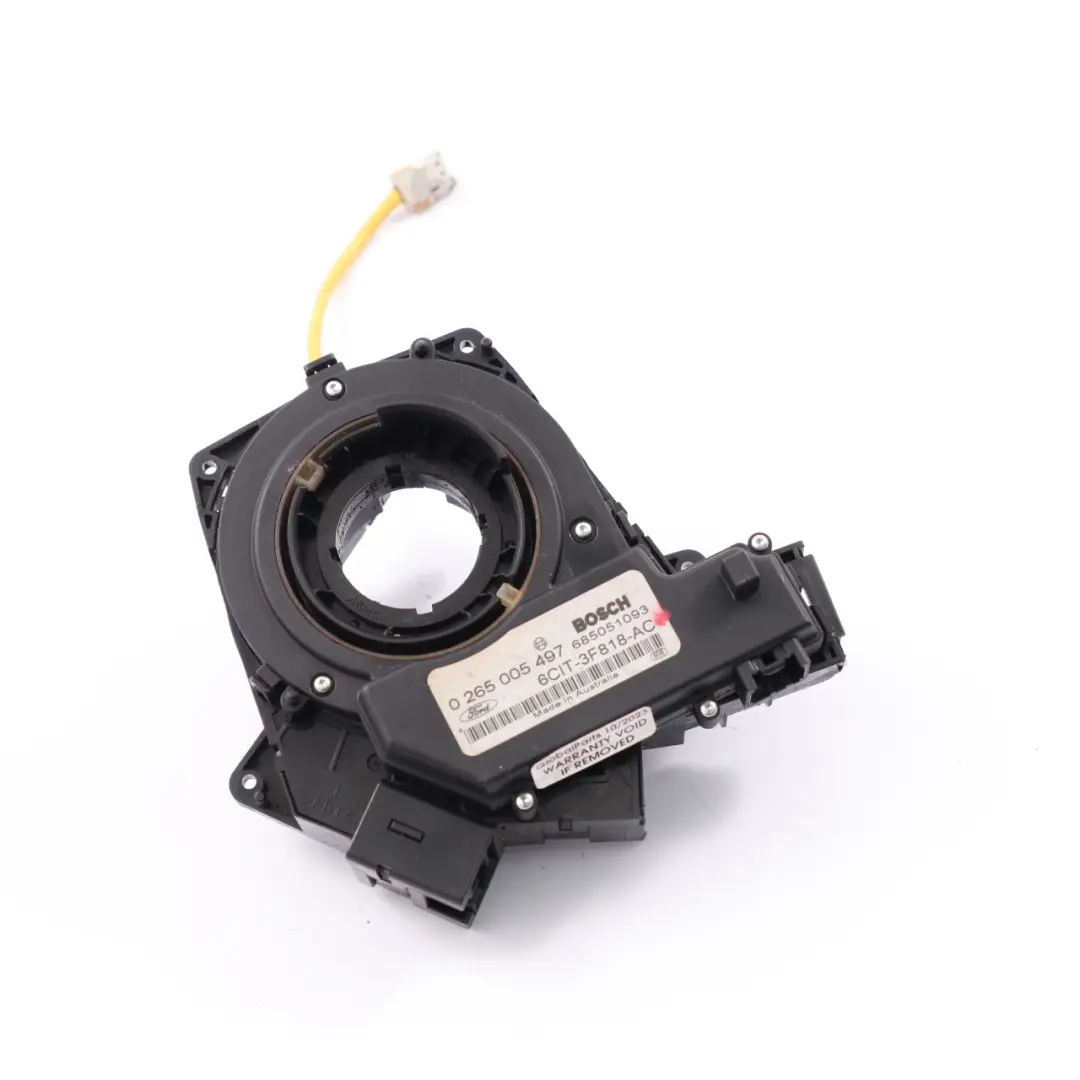 Steering Wheel Airbag Slip Ring Squib Control Unit to Ford Transit MK7 with Part number 6CIT3F818AC Ford Transit MK7 Steering Wheel Airbag Slip Ring Squib Control Unit - SKU 6CIT3F818AC - Part number 6CIT3F818AC