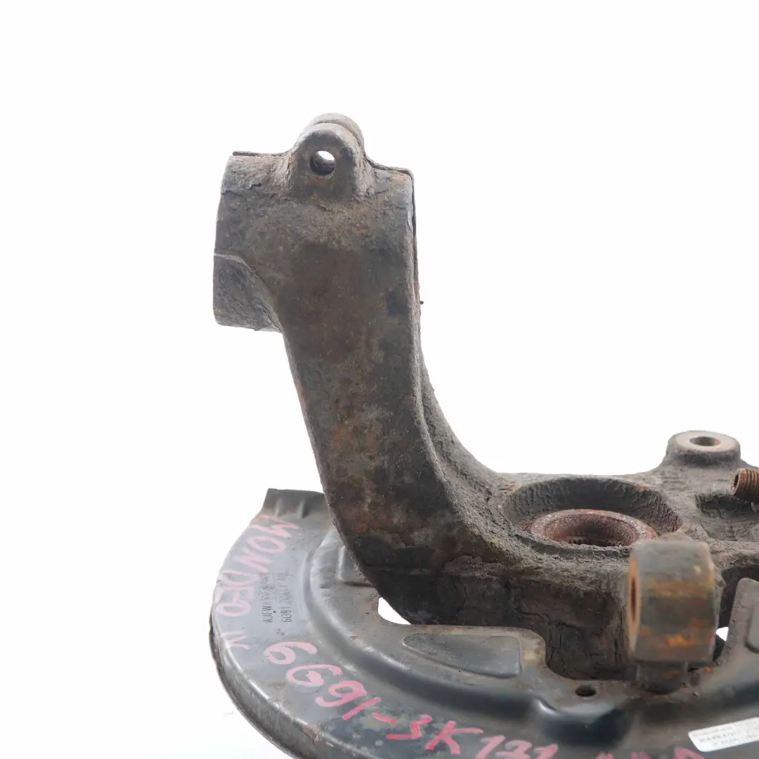 MK4 Zwrotnica Piasta Koła Lewy Przód do Ford Mondeo o numerze 6G91-3K171-AAD Ford Mondeo MK4 Zwrotnica Piasta Koła Lewy Przód - SKU 6G91-3K171-AAD - Numer Części 6G91-3K171-AAD