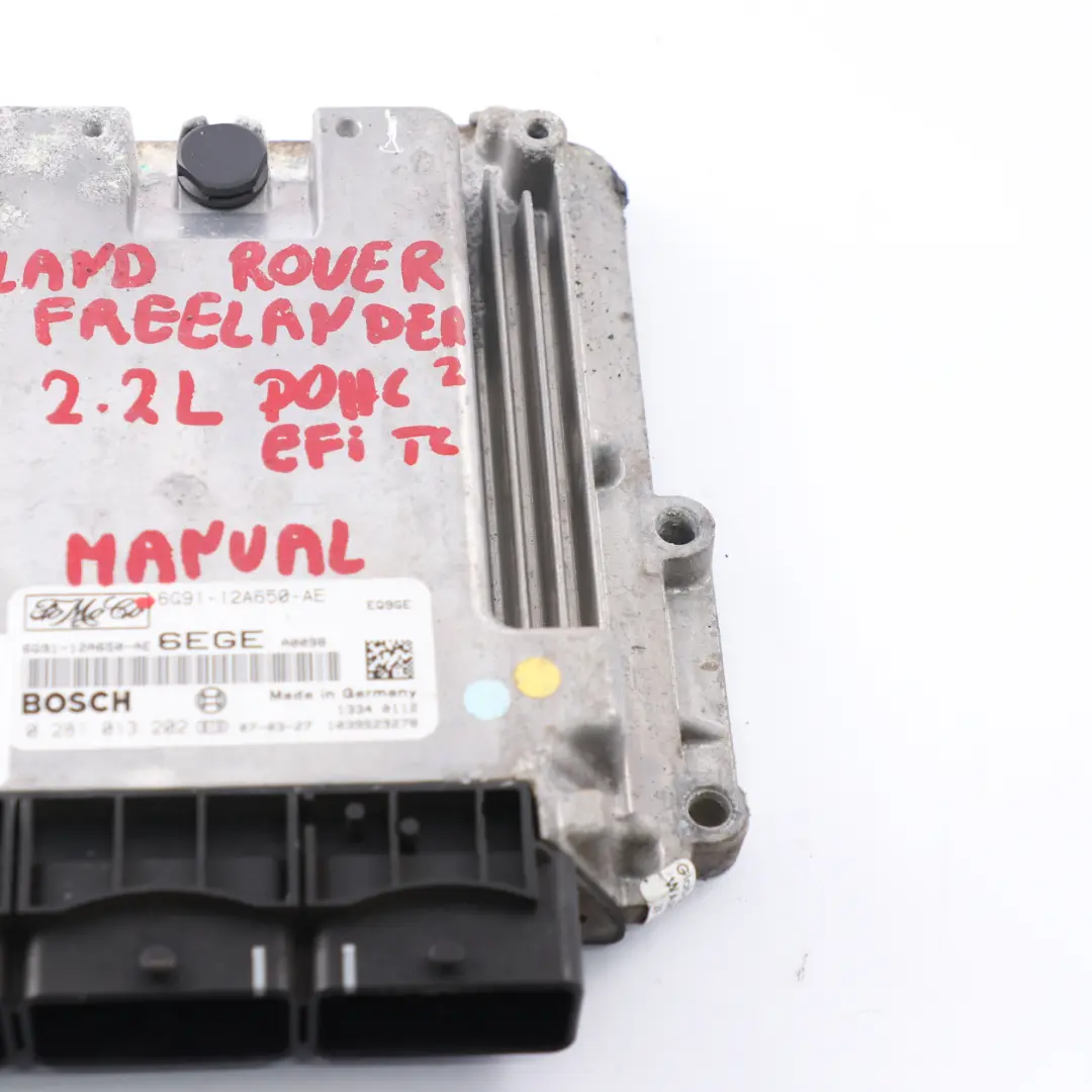 Land Rover Freelander 2 2.2 Diesel DOHC Motor Módulo ECU Manual - SKU 6G9112A650AE - Número de pieza 6G9112A650AE